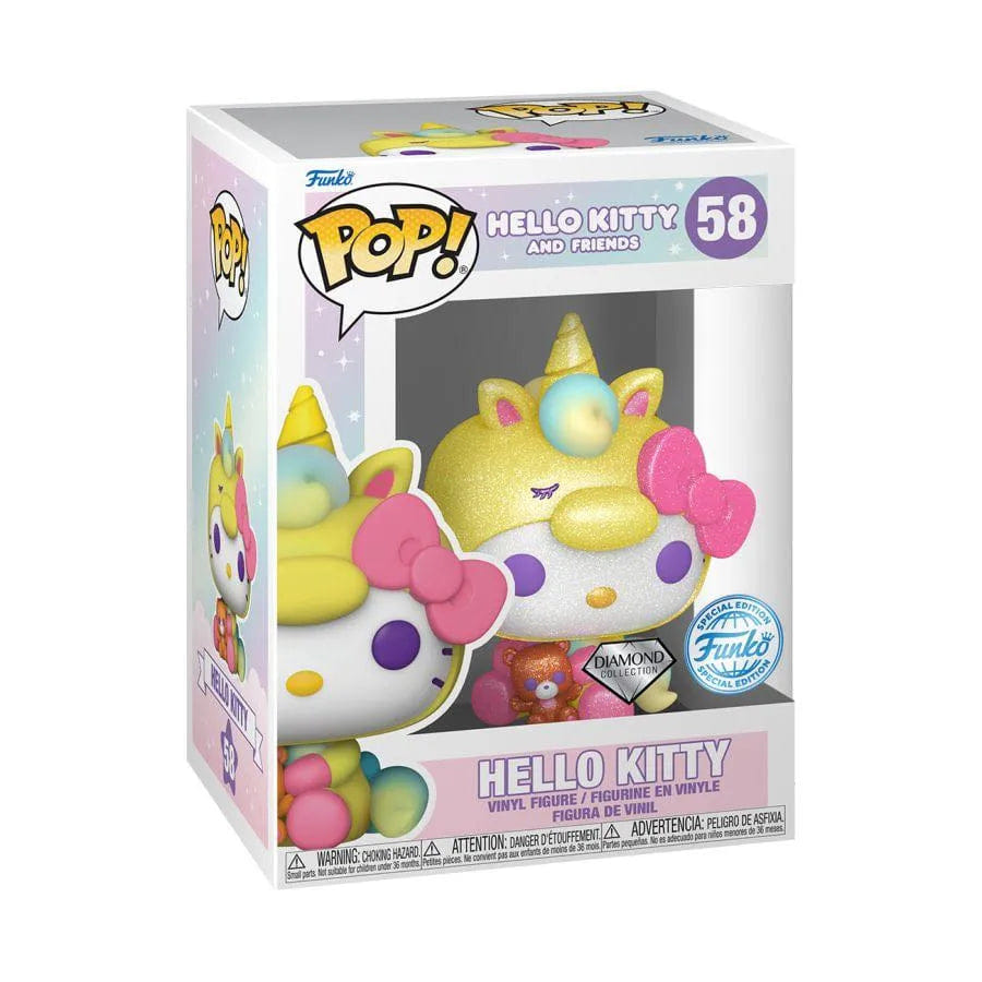 Funko TBA Hello Kitty - Hello Kitty Unicorn US Exclusive Diamond Glitter Pop! Vinyl [RS]