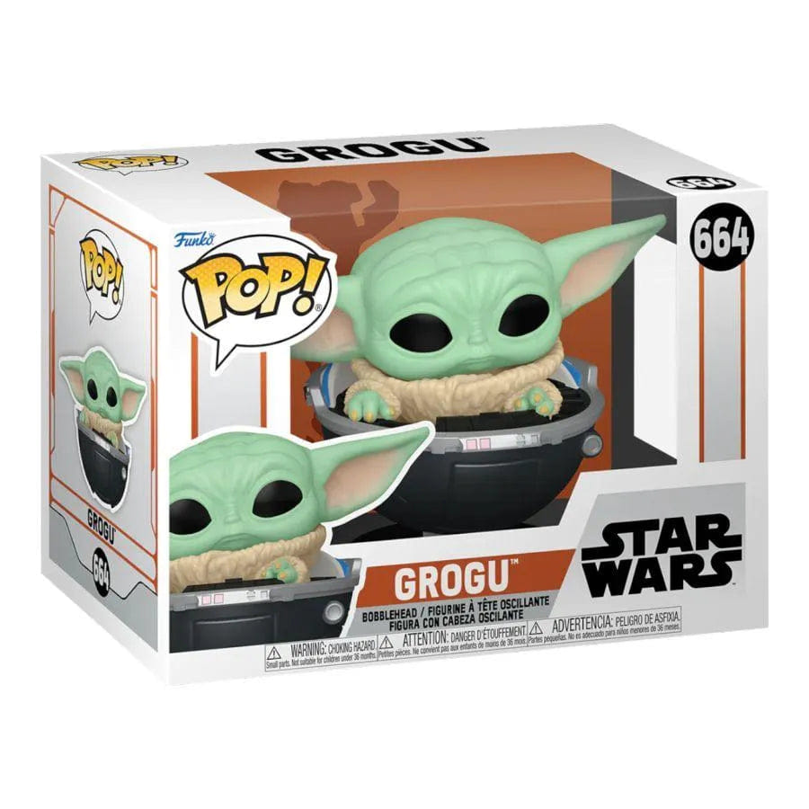 Funko TBA Star Wars: Mandalorian - Grogu in Hovering Pram Pop! Vinyl