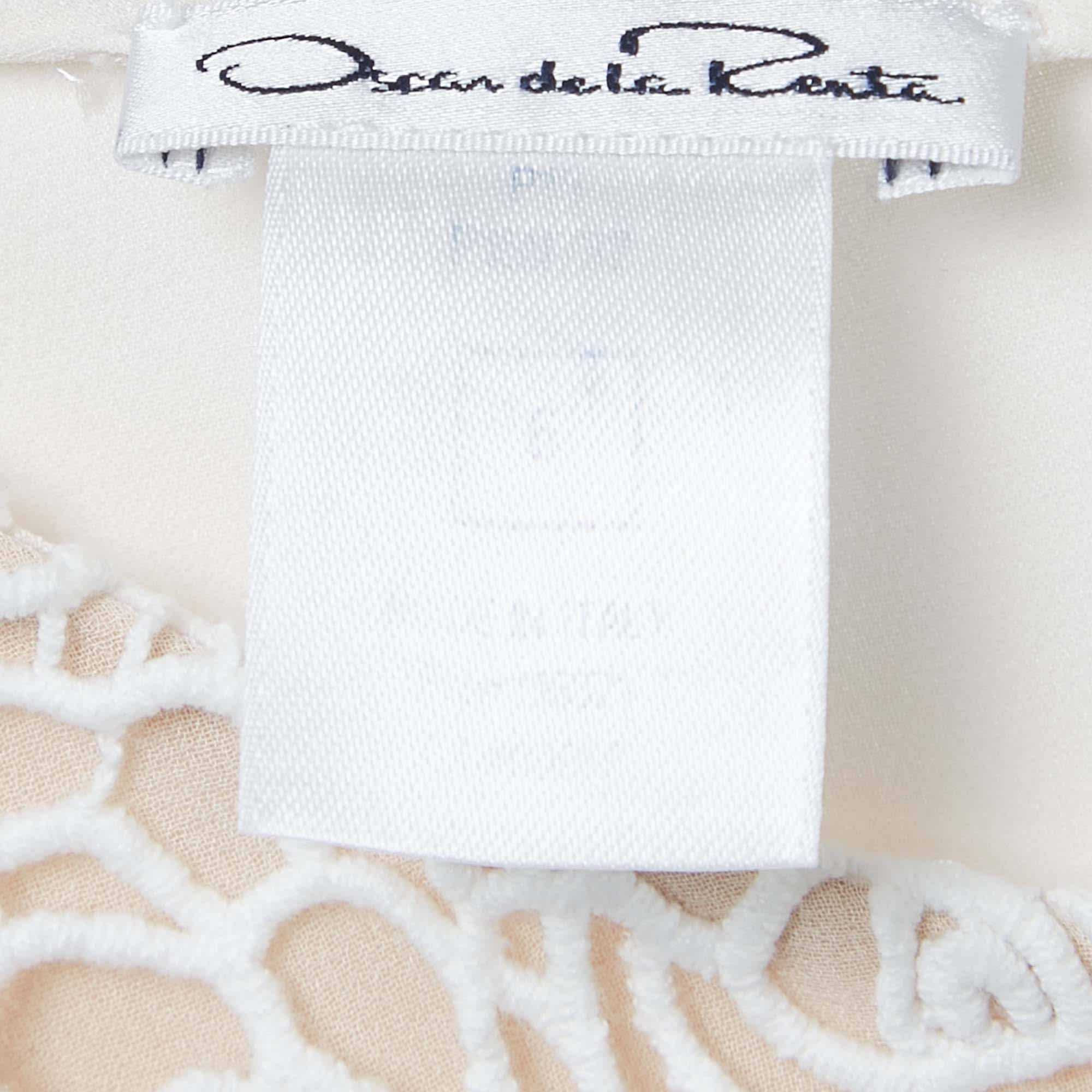 White Lace And Crepe Sleeveless Top