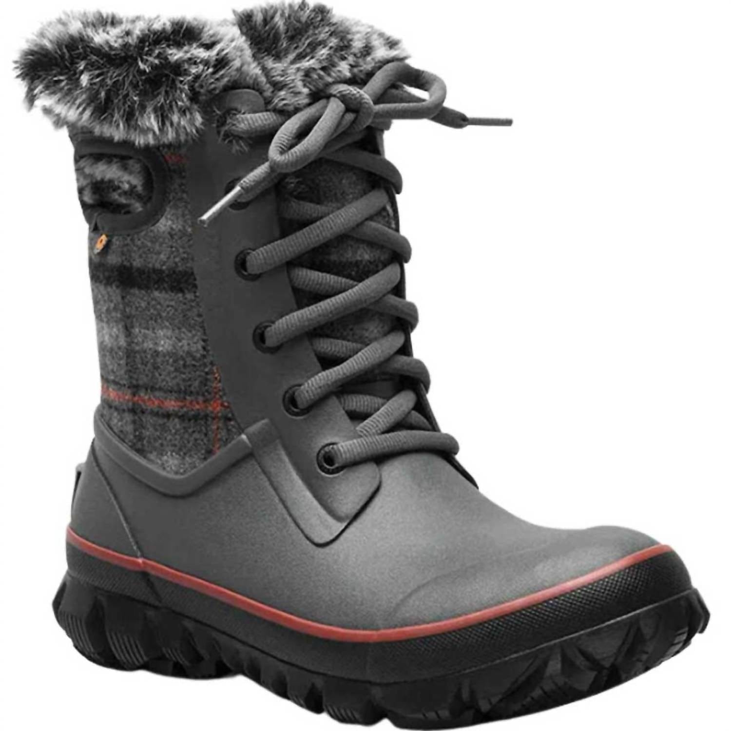 COZY Women's Arcata Cozy Winter Boots In Dark Grey Multi