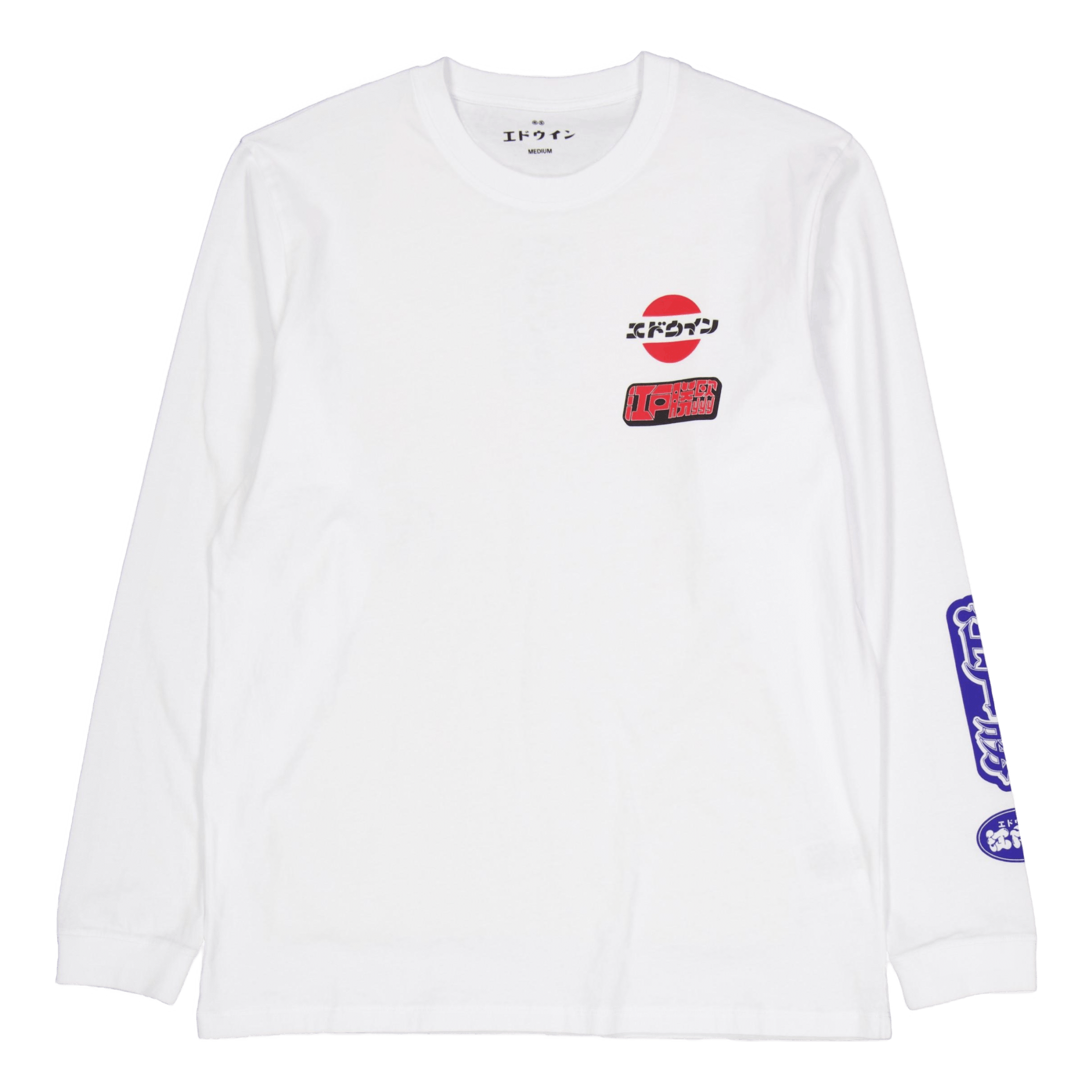 Edwin Edo Win T - shirt Ls White