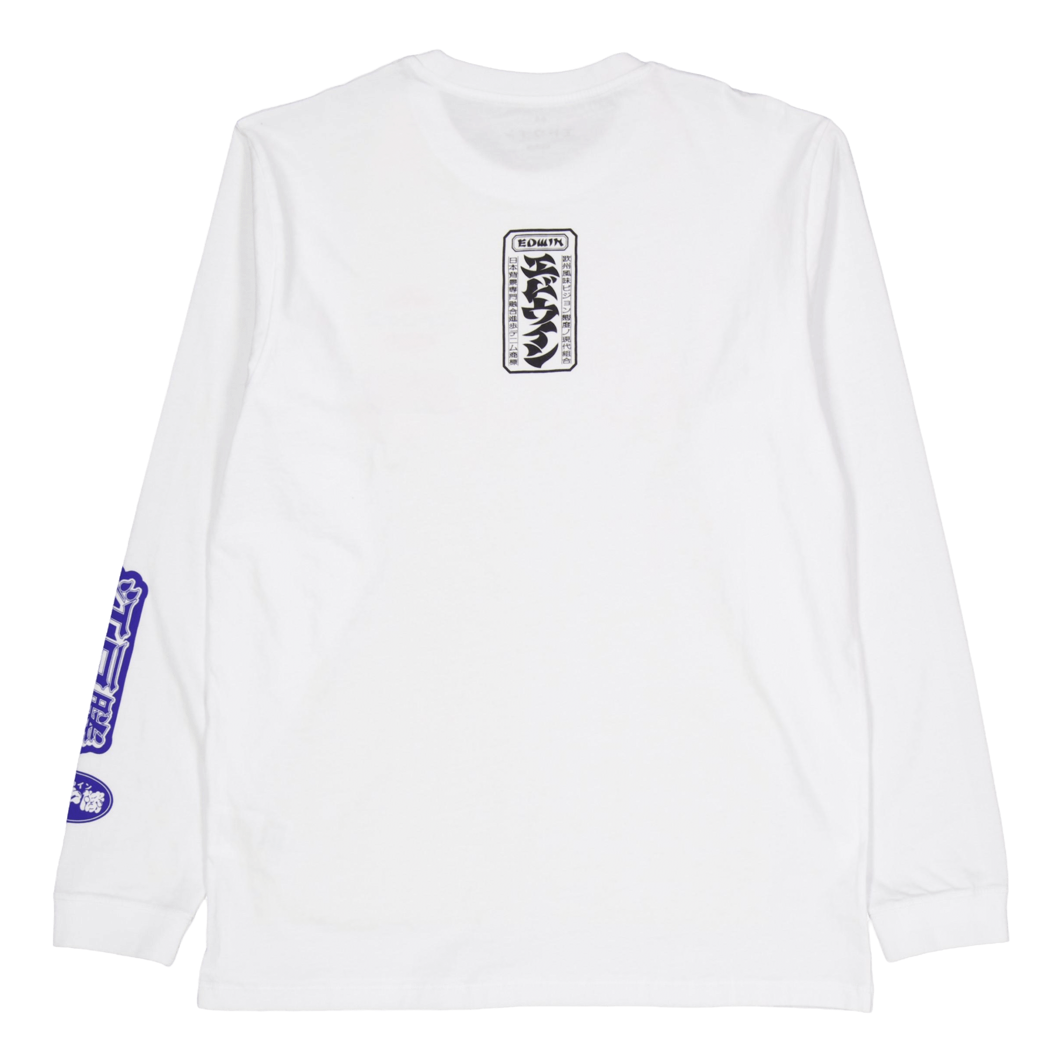 Edwin Edo Win T - shirt Ls White