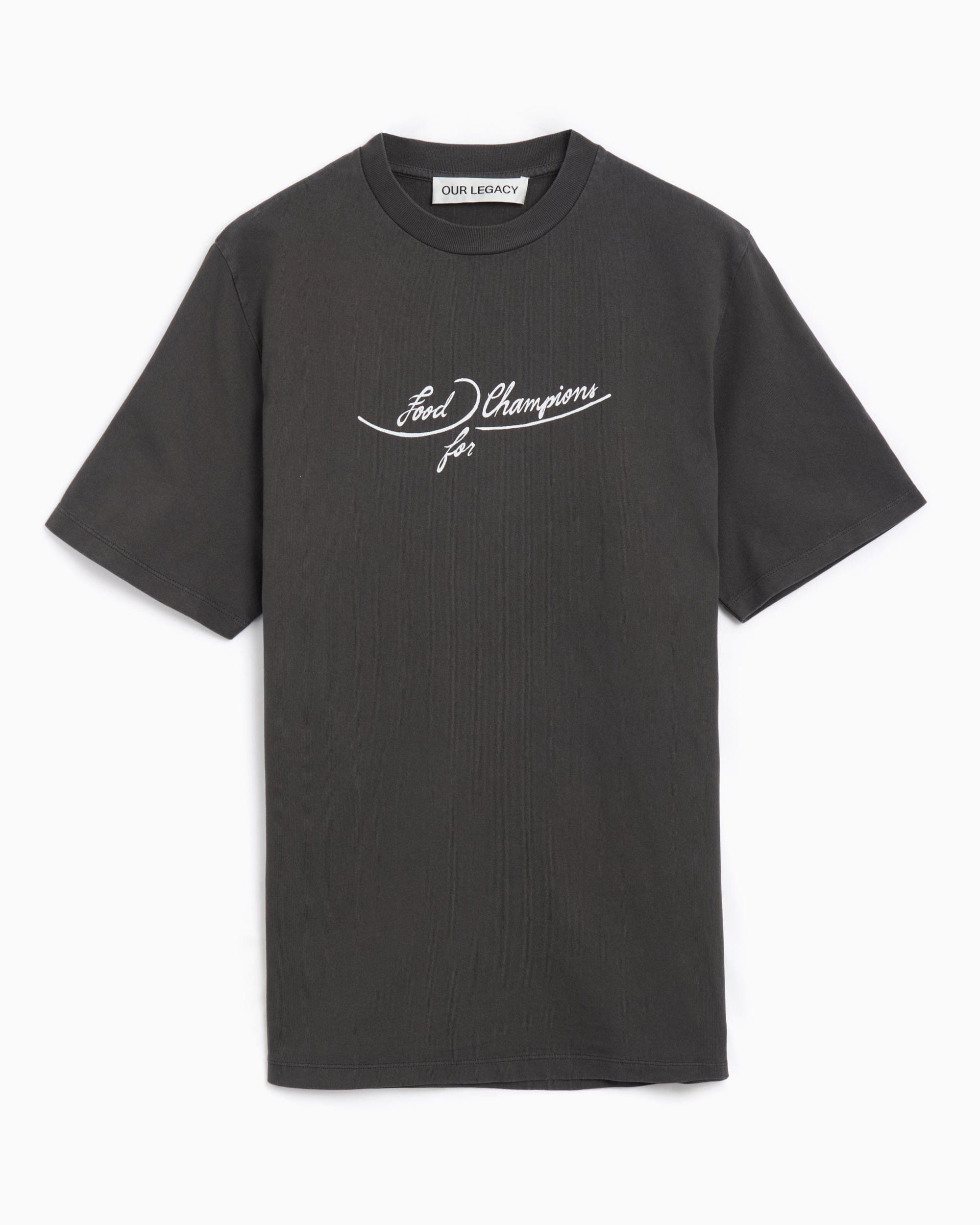Our Legacy Camiseta Boxy Our Legacy Food Champions For Men's Box T - Shirt para hombre