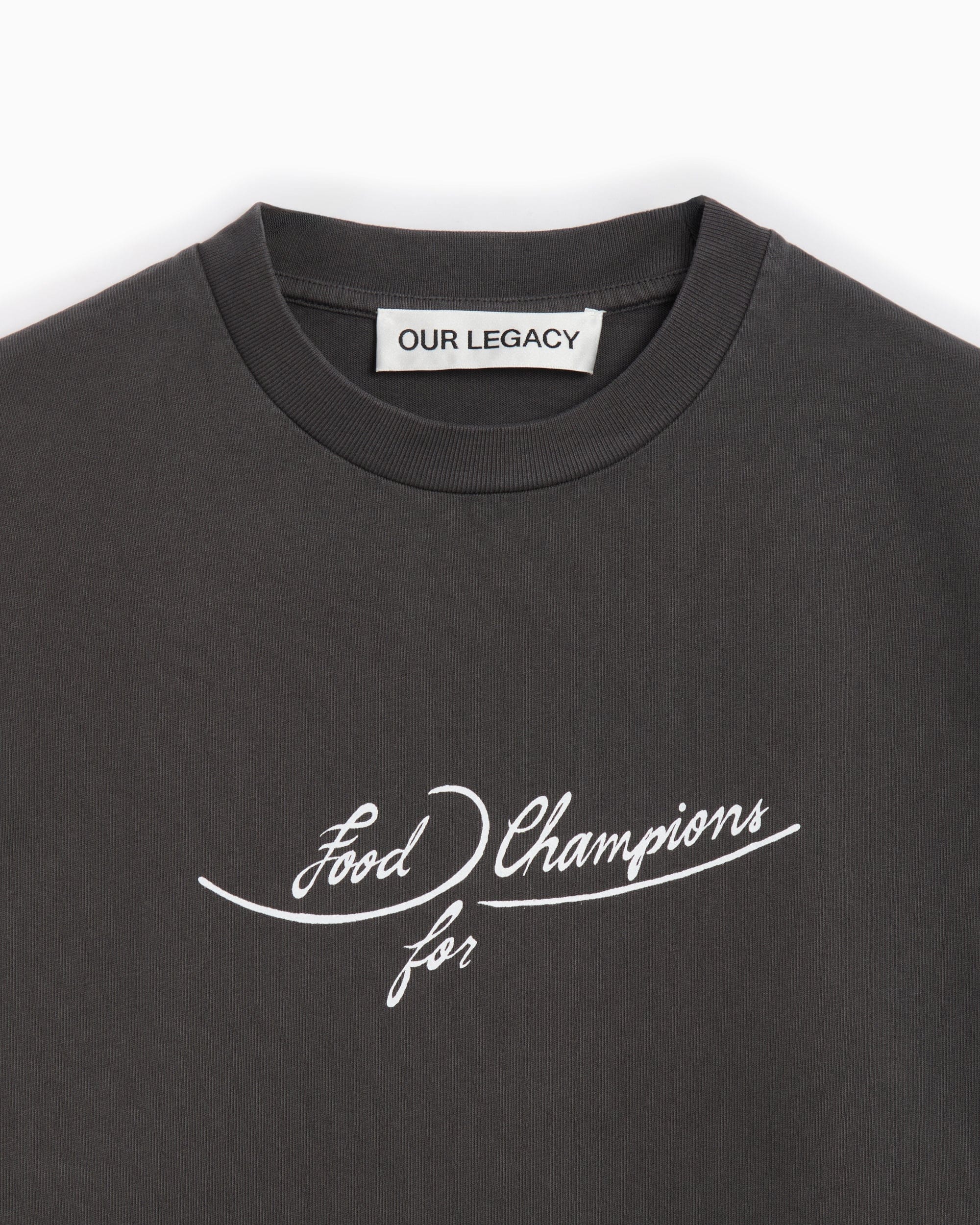 Our Legacy Camiseta Boxy Our Legacy Food Champions For Men's Box T - Shirt para hombre