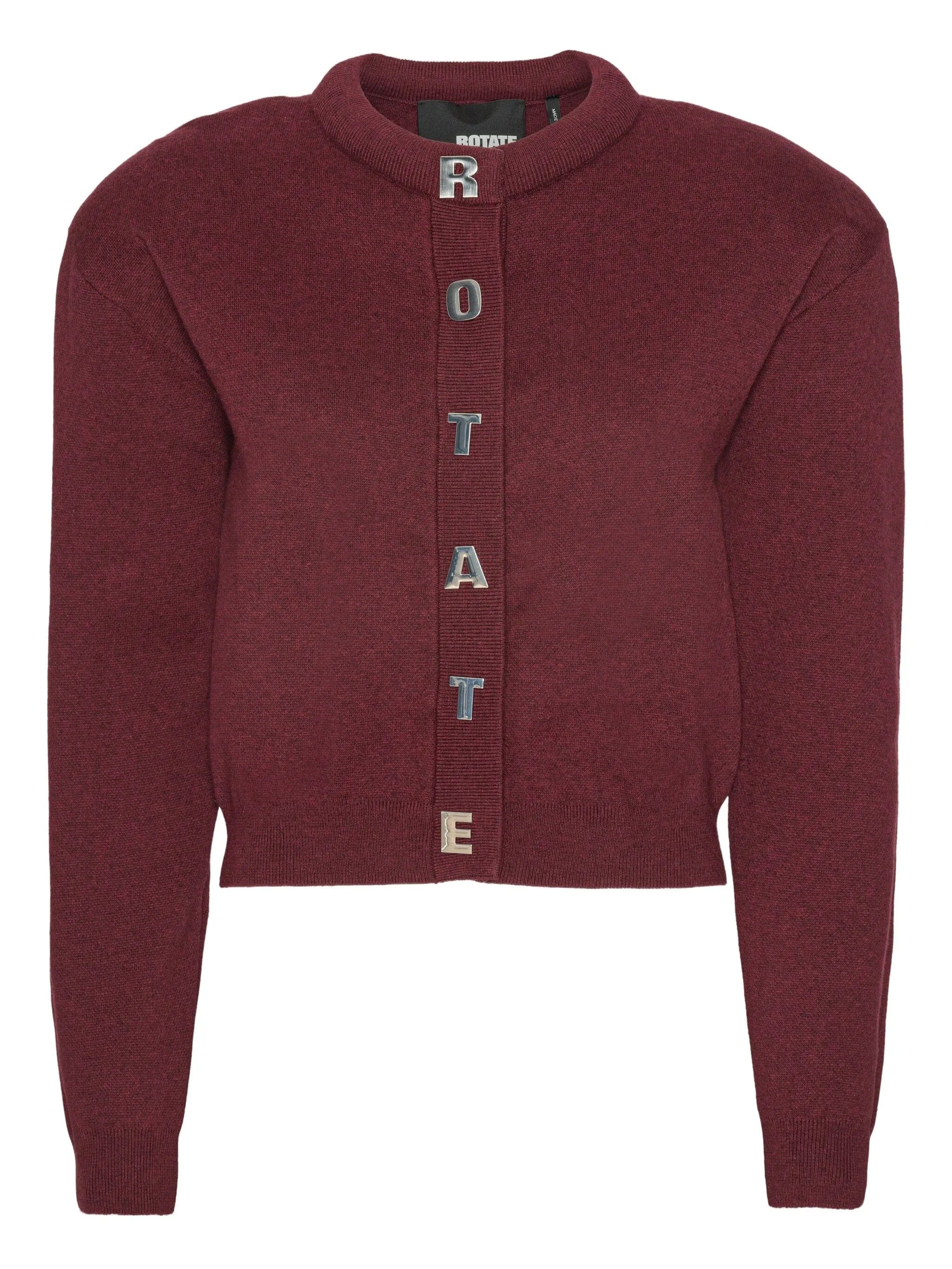 Rotate Birger Christensen logo - detail cardigan