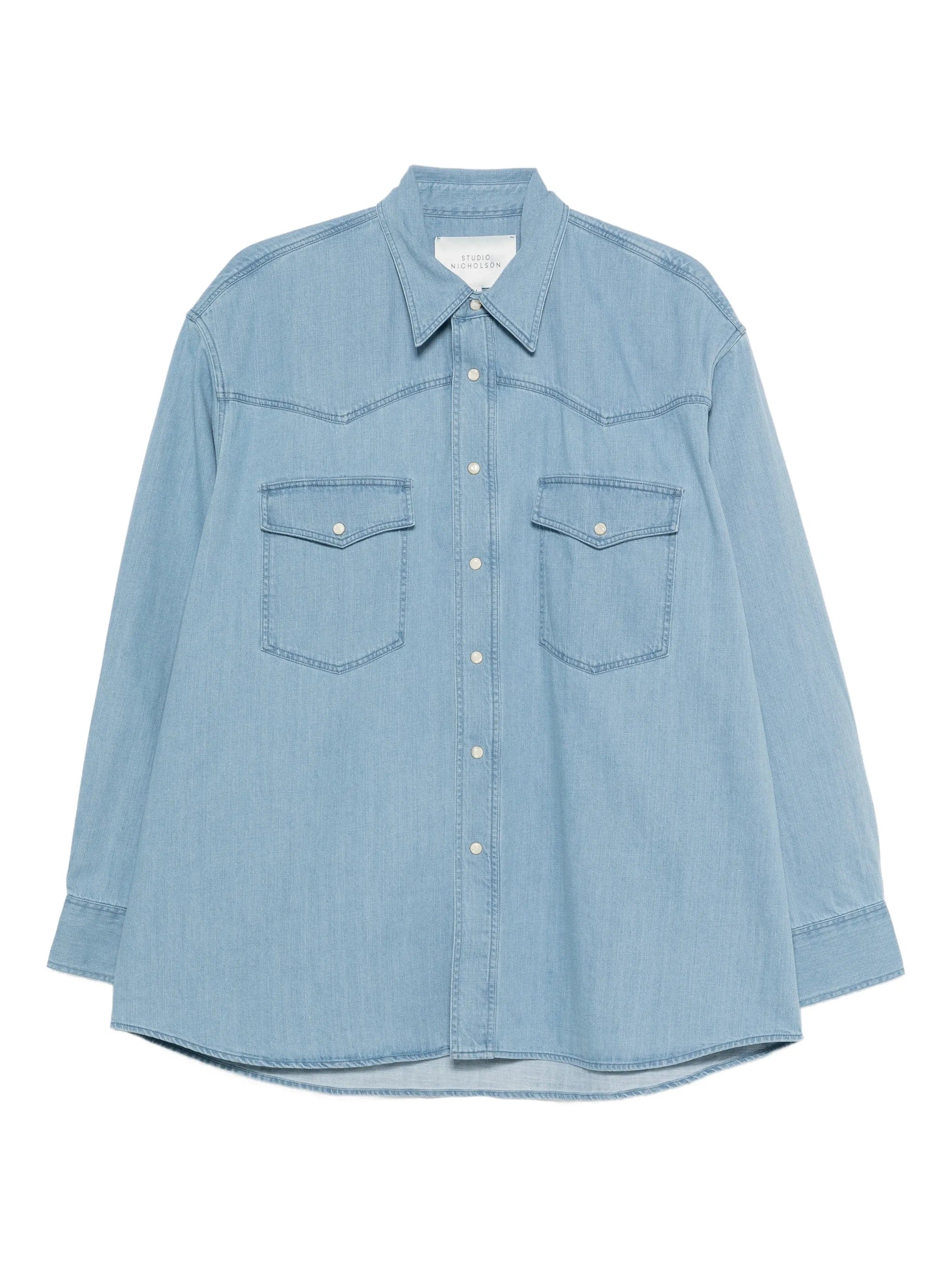 Studio Nicholson flap - pocket shirt