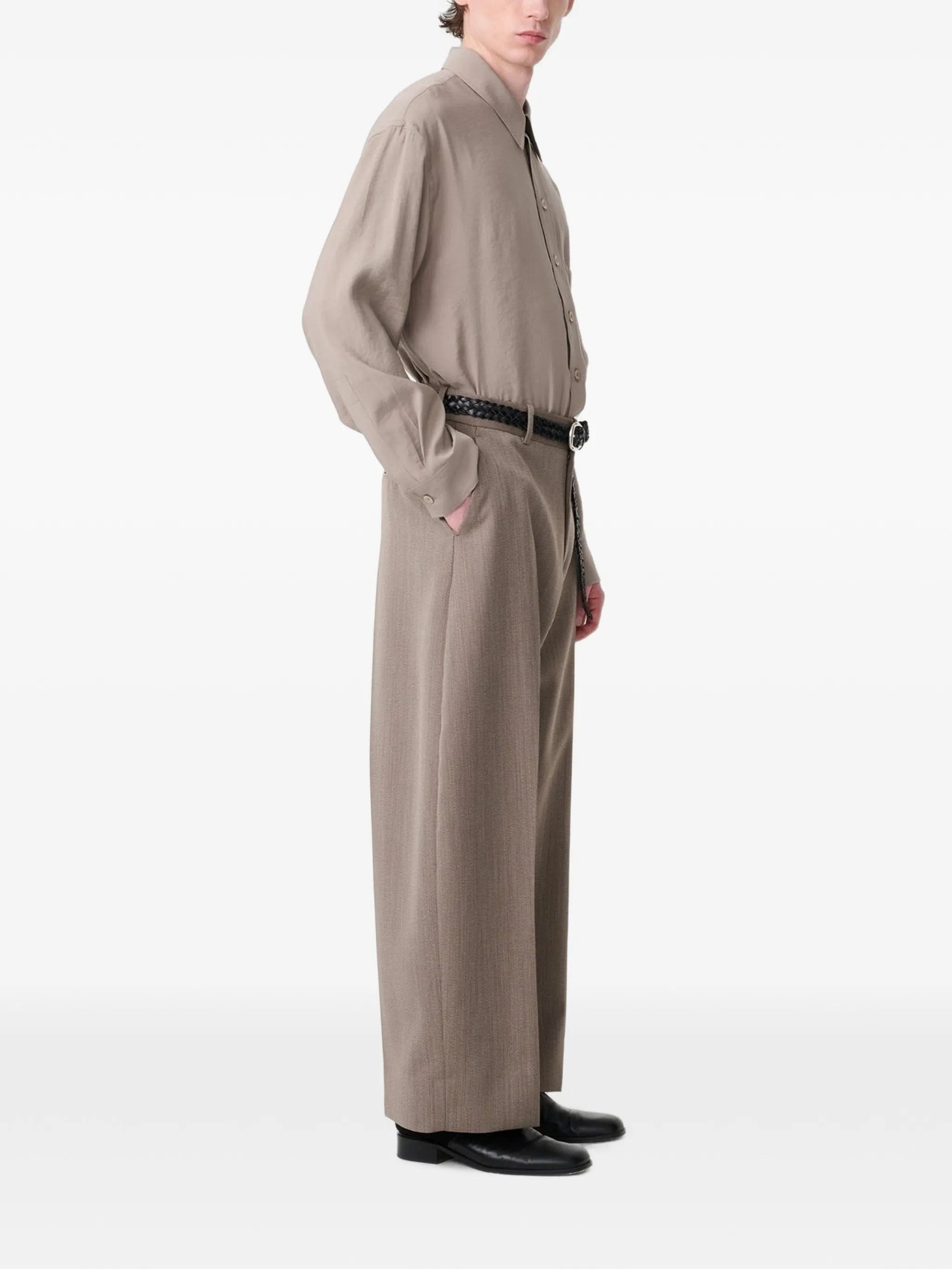 Studio Nicholson Emper patch - pocket shirt