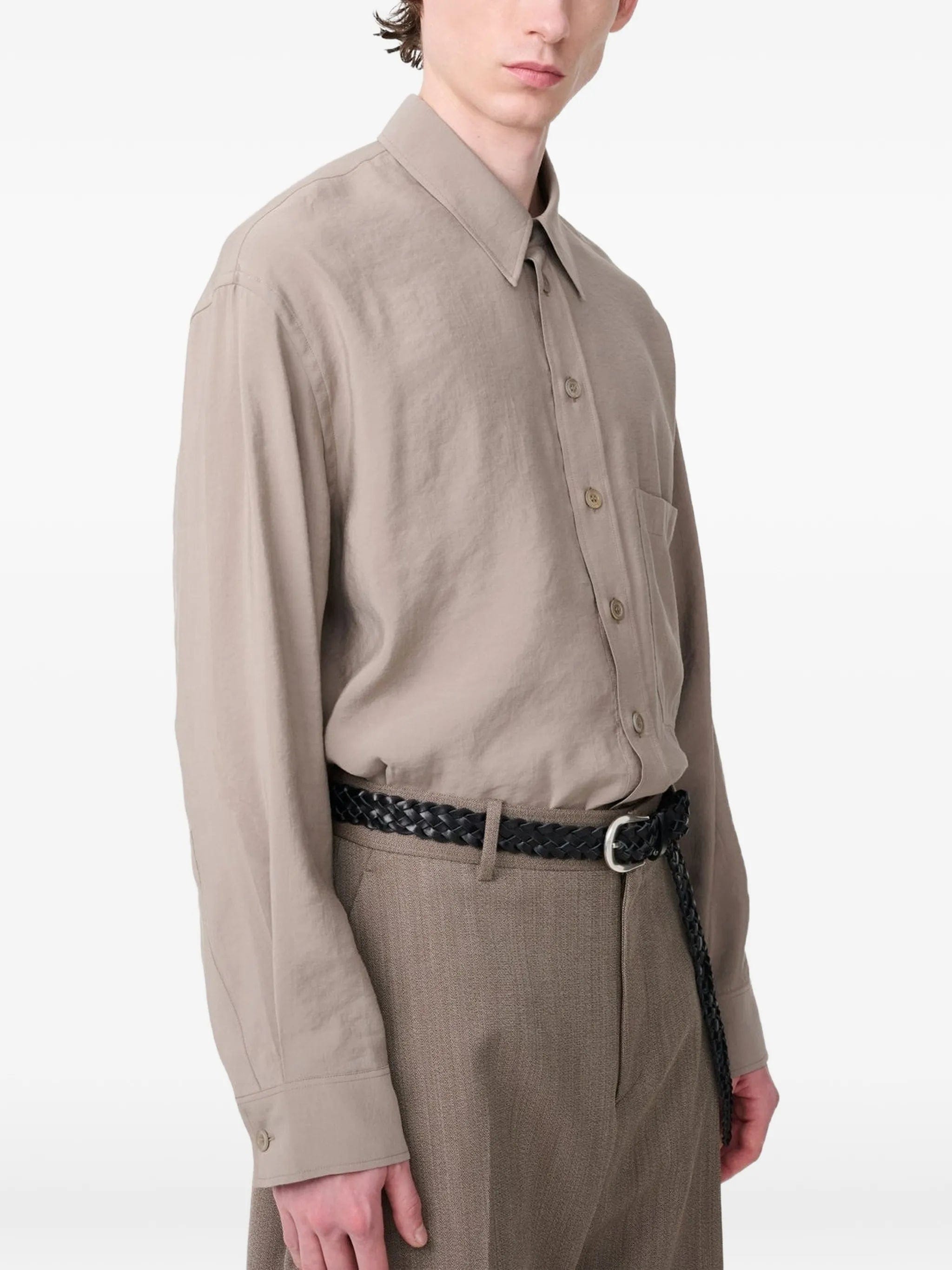 Studio Nicholson Emper patch - pocket shirt