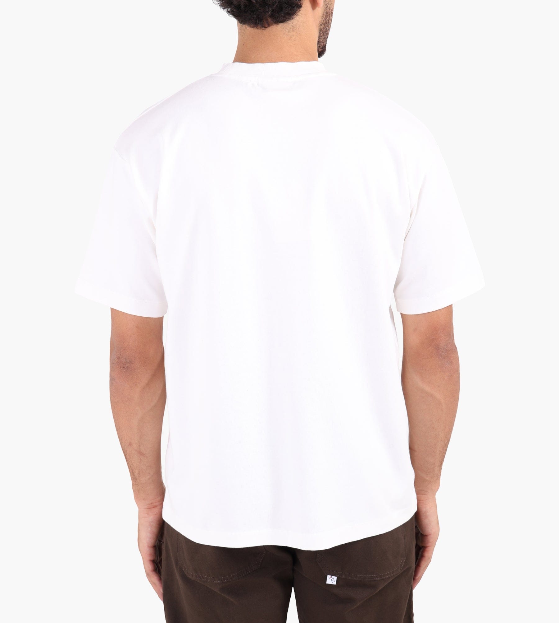 Drôle de Monsieur T - Shirt Slogan Hibiscus Off White