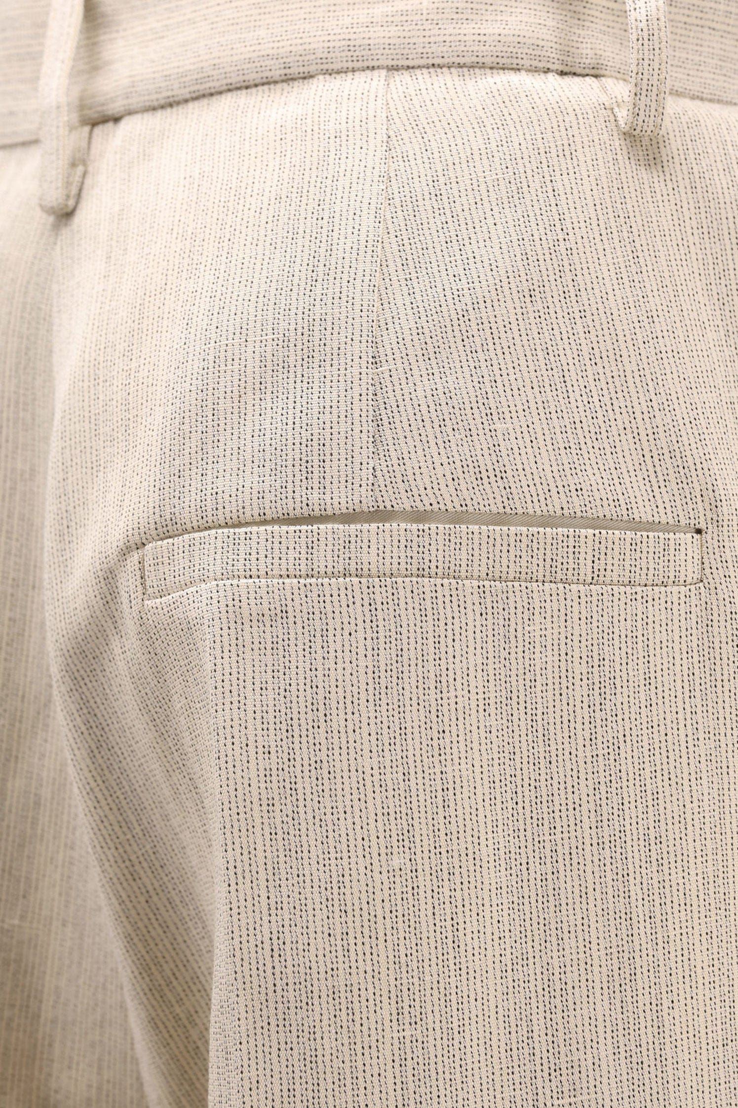 ALYSI Sartorial viscose and linen trousers