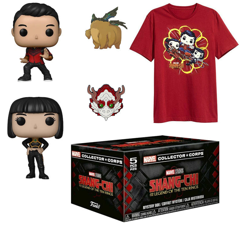 Funko Marvel Collector Corps Box Shang - Chi and the Legend of the Ten Rings, Unsealed, Shirt Size L