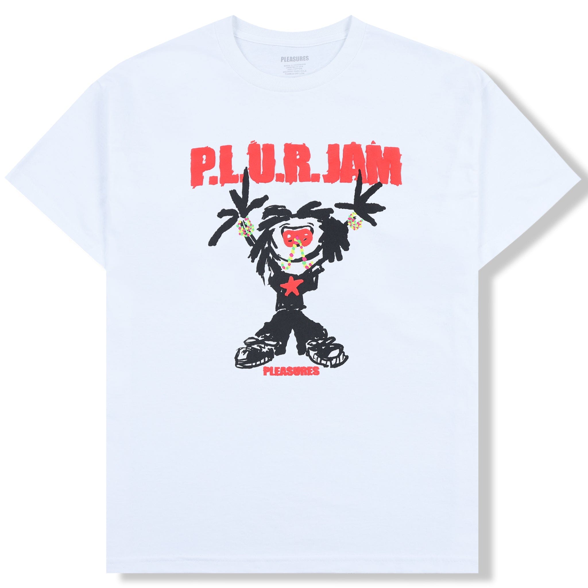 Pleasures P.L.U.R. JAM T-Shirt (WHITE)