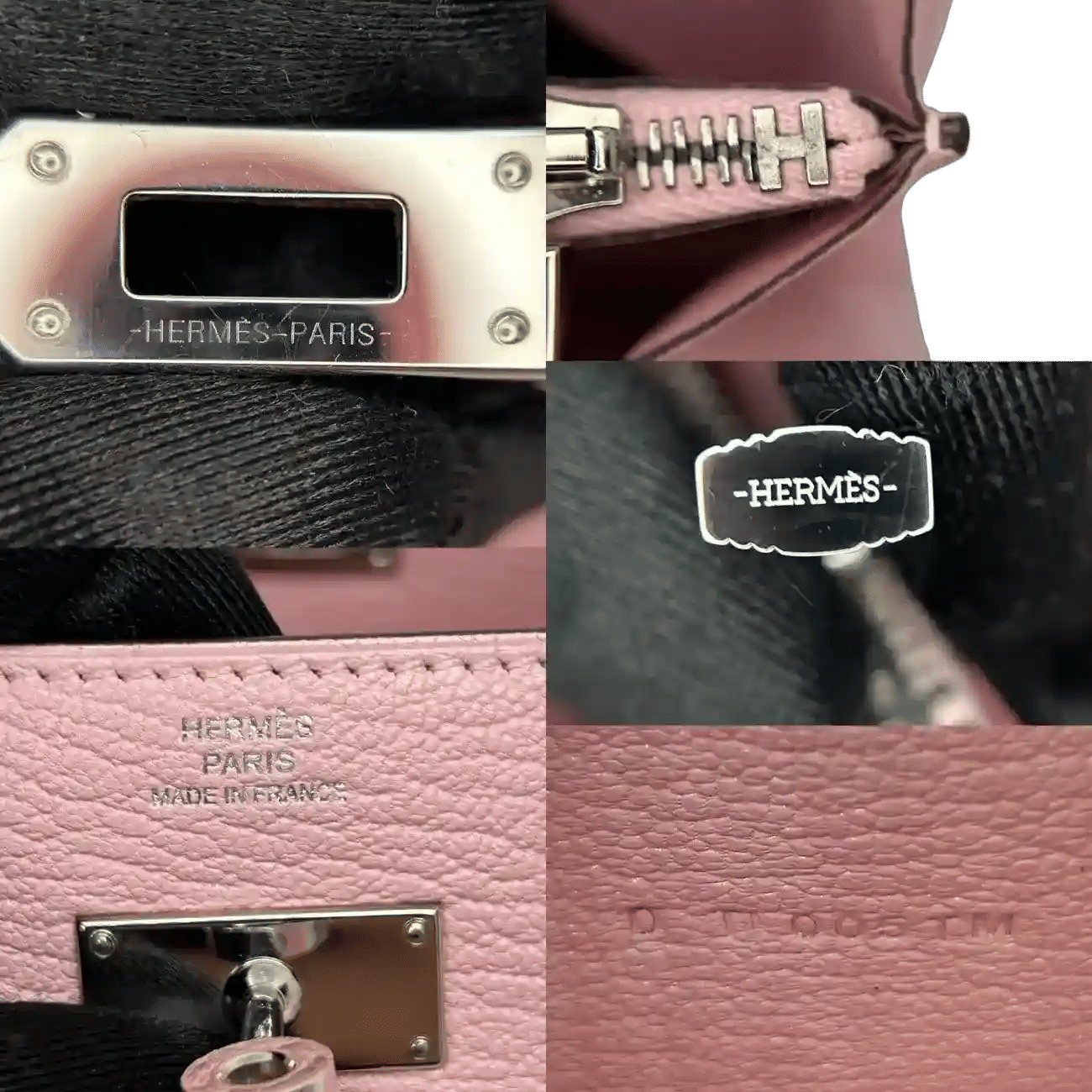 True To Sole Hermès Kelly Wallet Long Chèvre Sakura Pink D Stamp