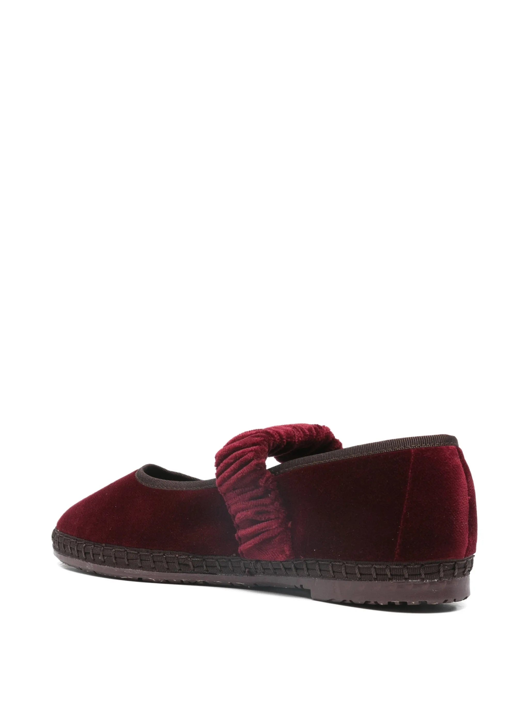 Flabelus Mafalda ruffled - strap ballet flats