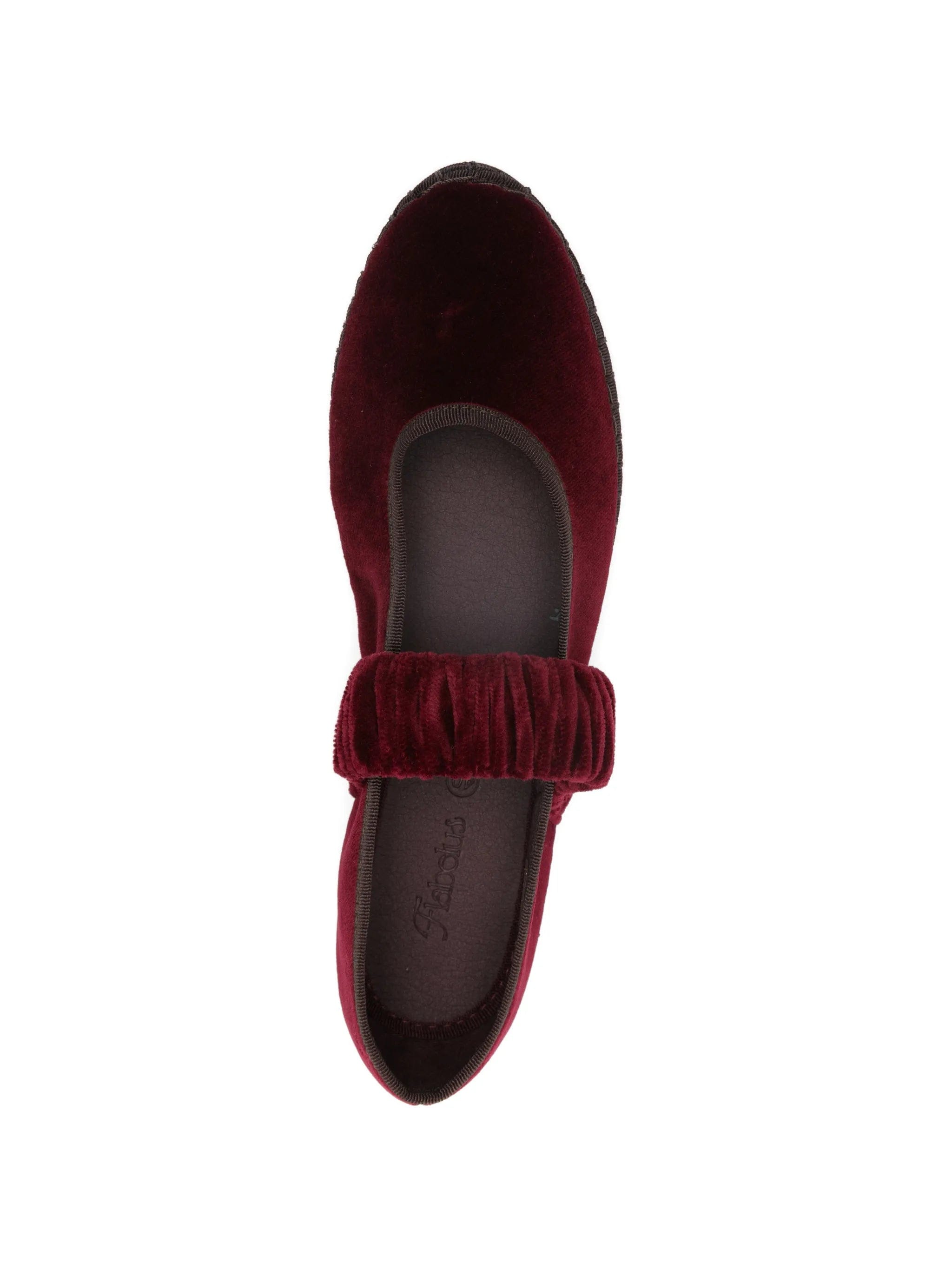 Flabelus Mafalda ruffled - strap ballet flats