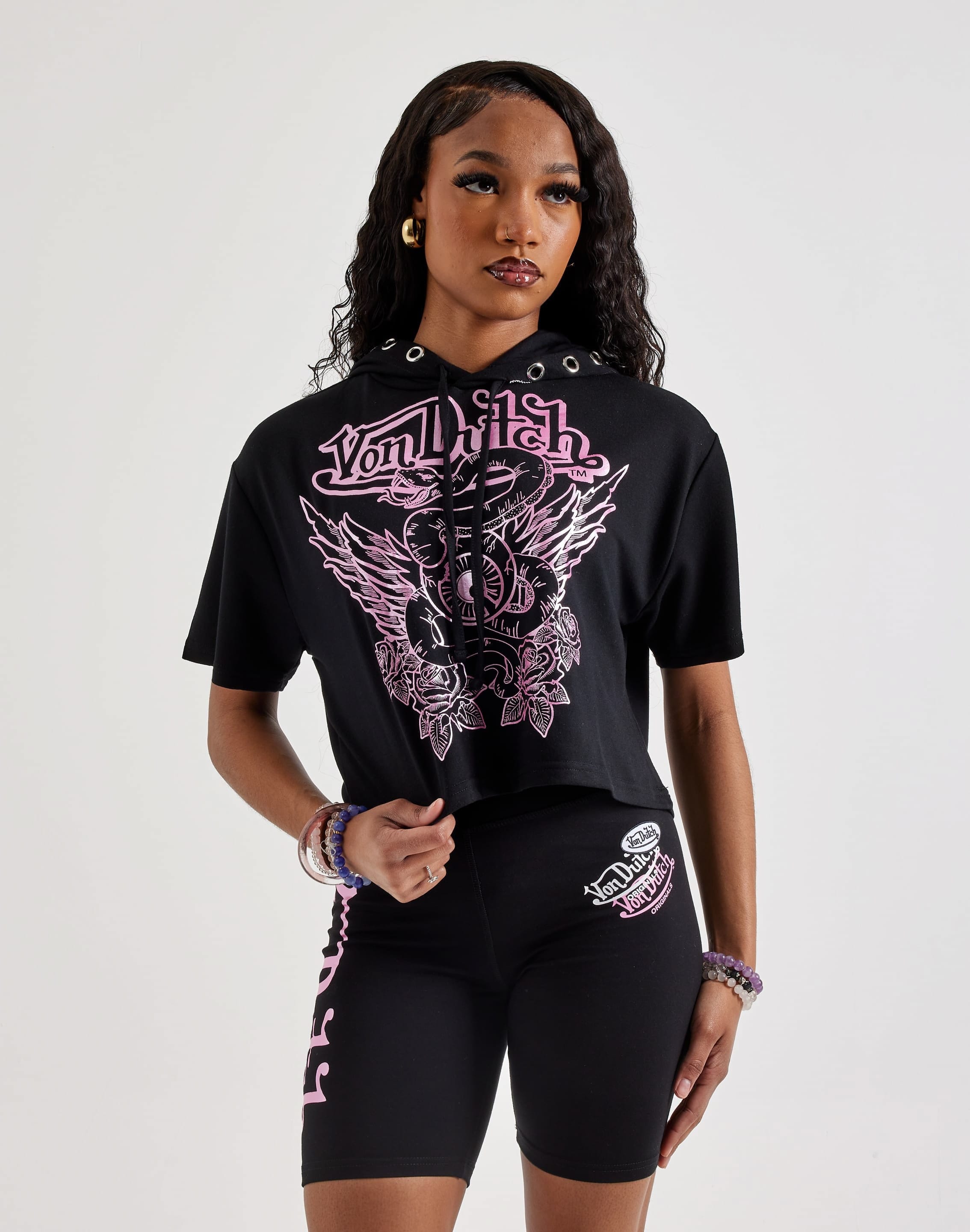 Von Dutch Pullover Hooded T-Shirt