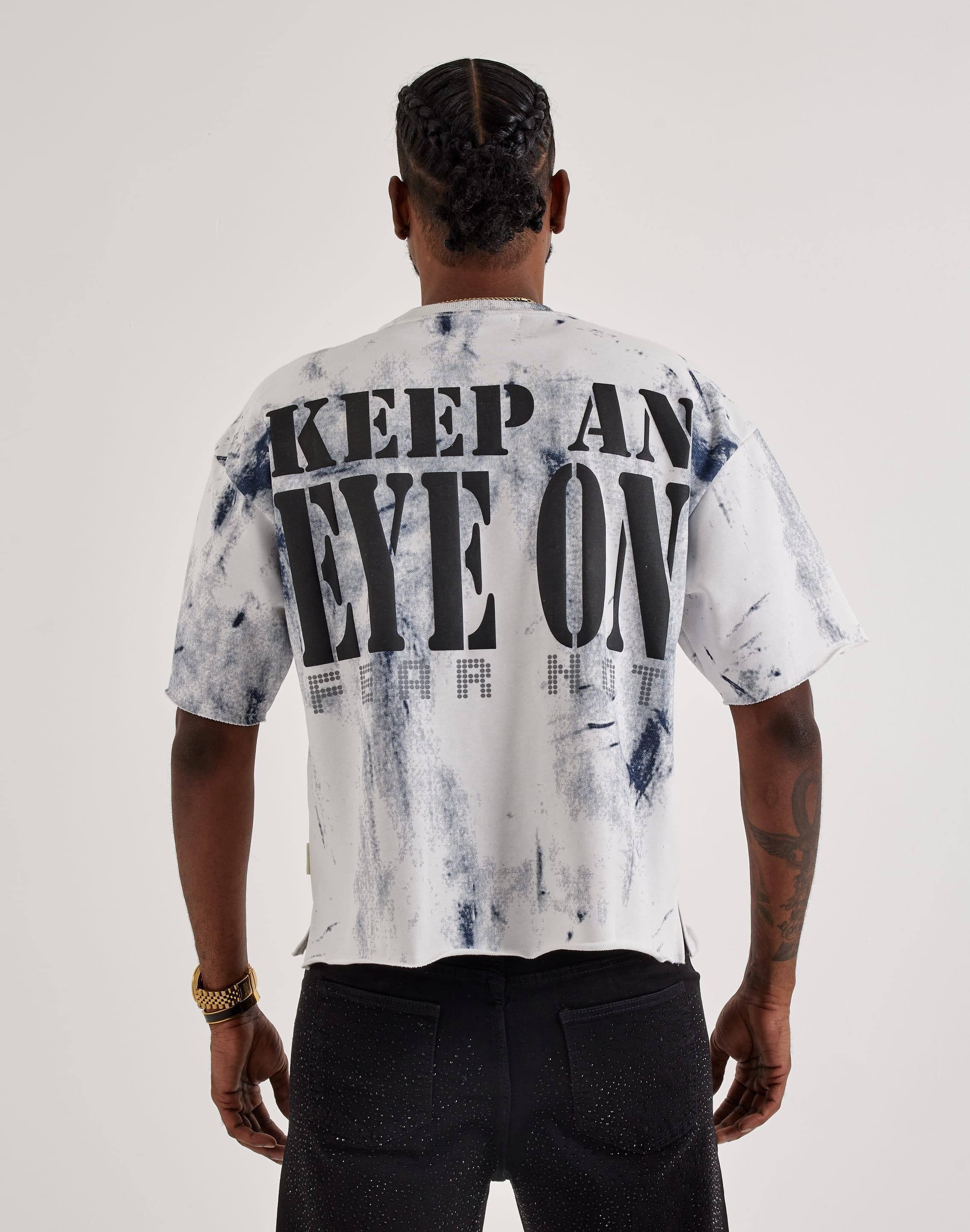 BKYS Watchin Terry Cropped T-Shirt