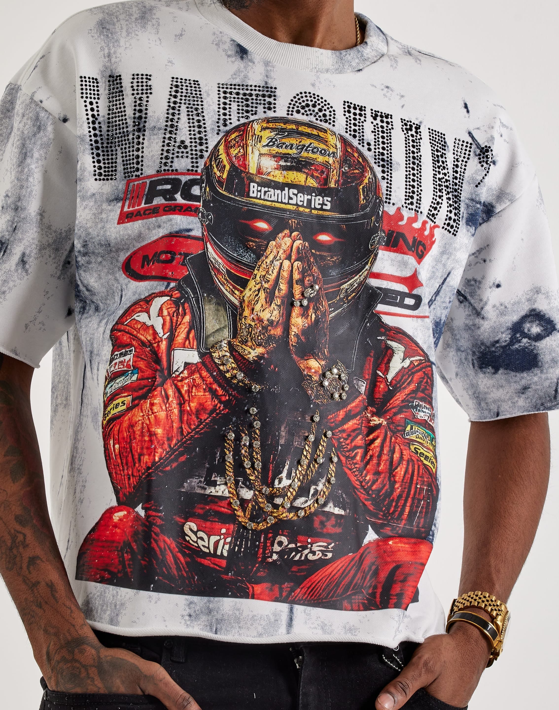 BKYS Watchin Terry Cropped T-Shirt