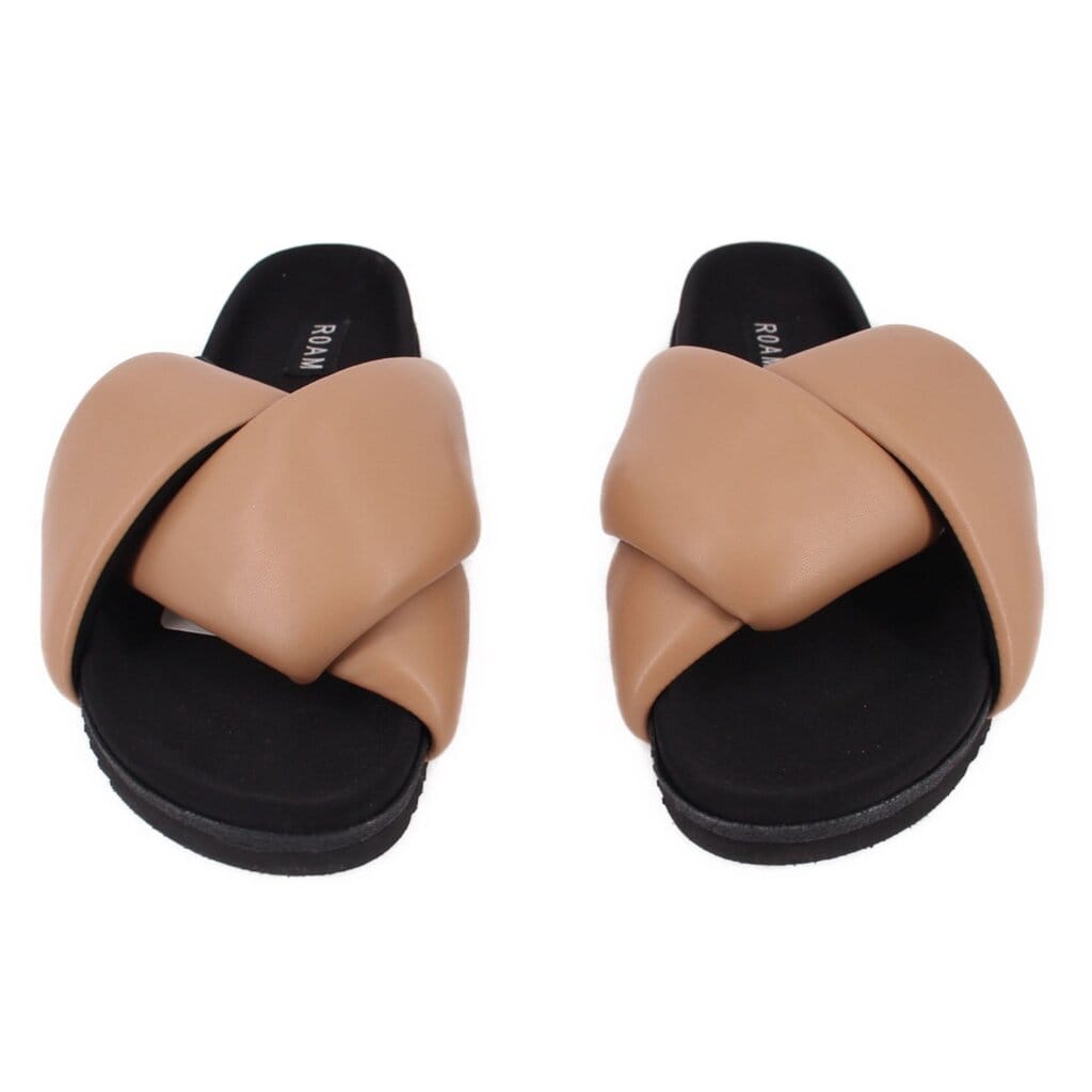 ROAM PUFFER SANDALS TAN 40 EU | 10 US