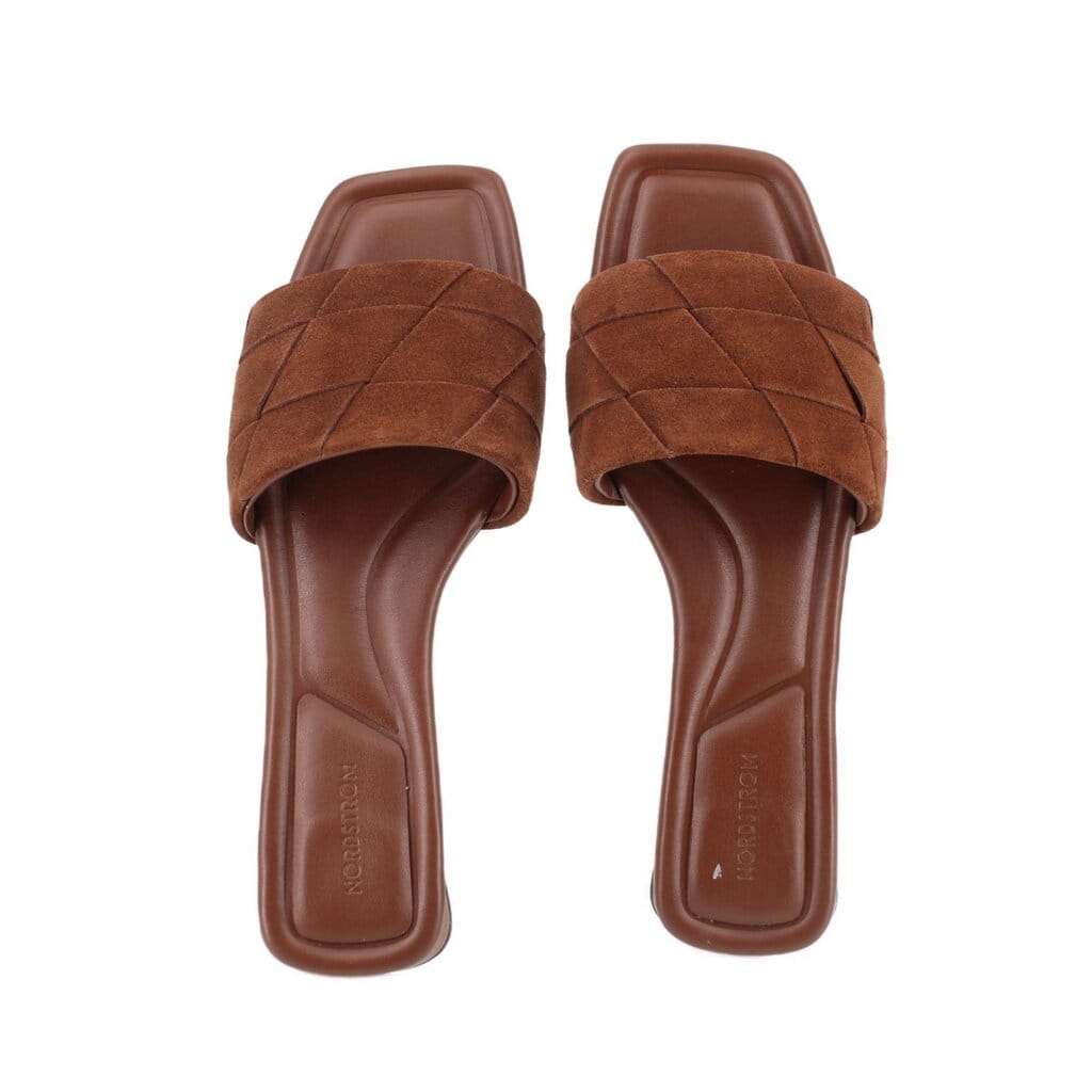 Nordstrom SUEDE SANDALS BROWN 8 US