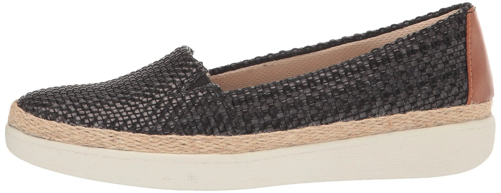 Loafers Trotters Accent Loafers Women's Black Braided Veg Casual Shoes ZAP2585