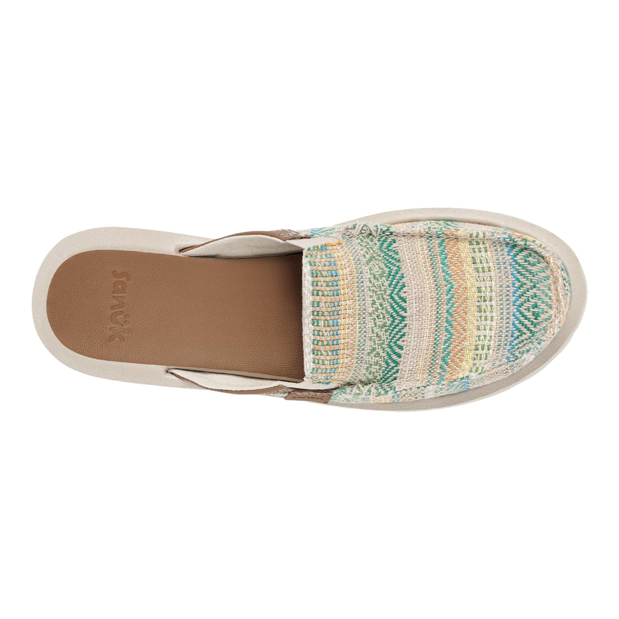 Back Sanuk You Got My Back Soft Top Artesano Blue / Green 1128491 - BLGRN Women's