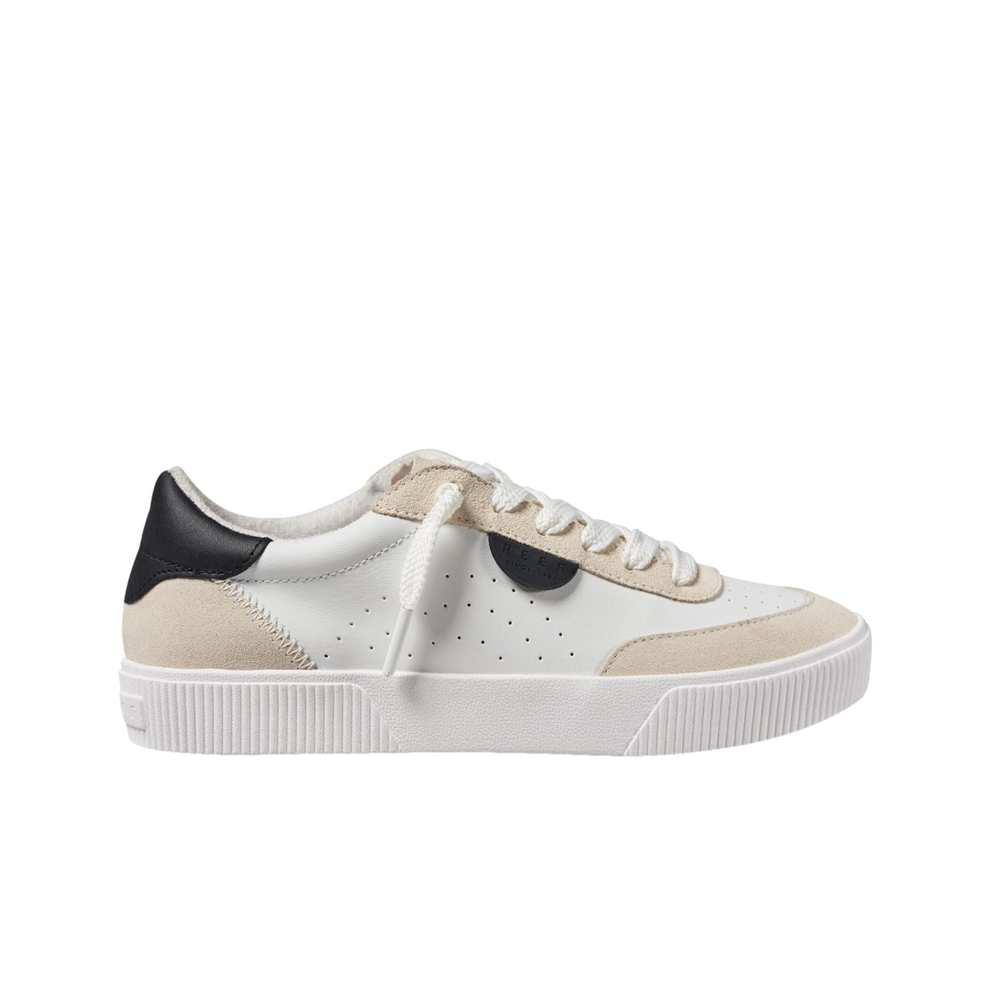 WHITE* Reef Lay Day Seas White / Black Lese CJ5181 Women's
