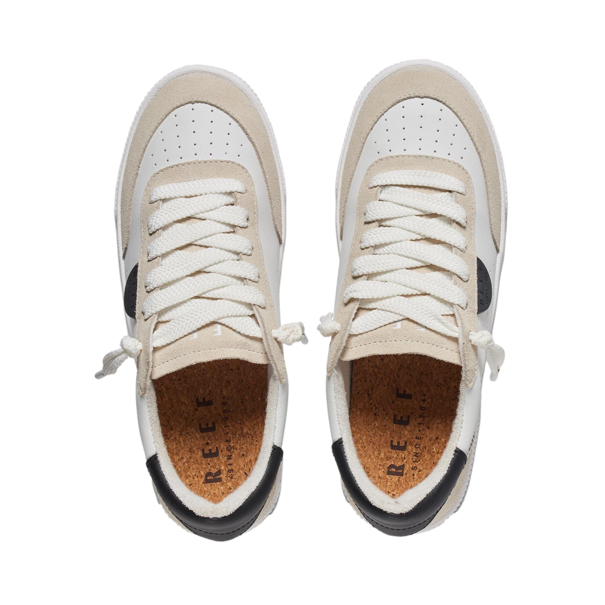 WHITE* Reef Lay Day Seas White / Black Lese CJ5181 Women's