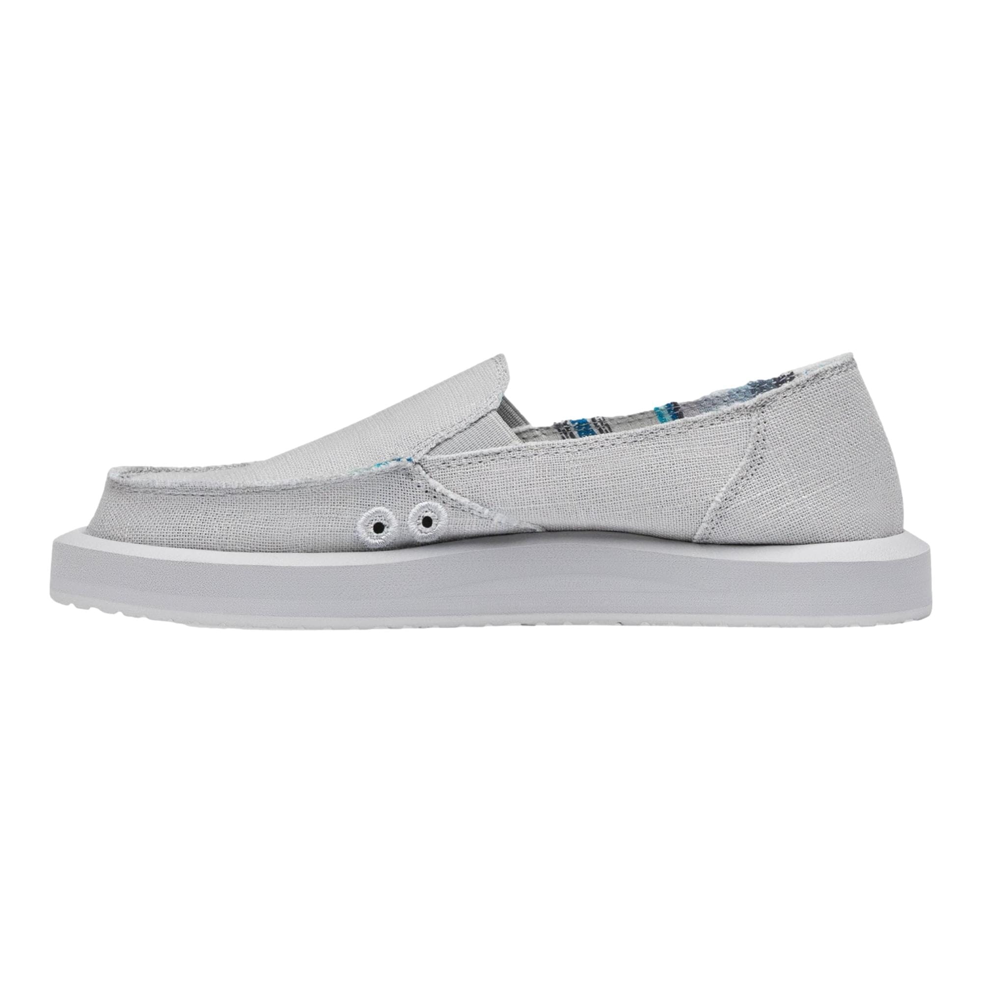 DONNA SOFT Sanuk Donna Soft Top Hemp Loafers Grey 1119310 - GREY Women's