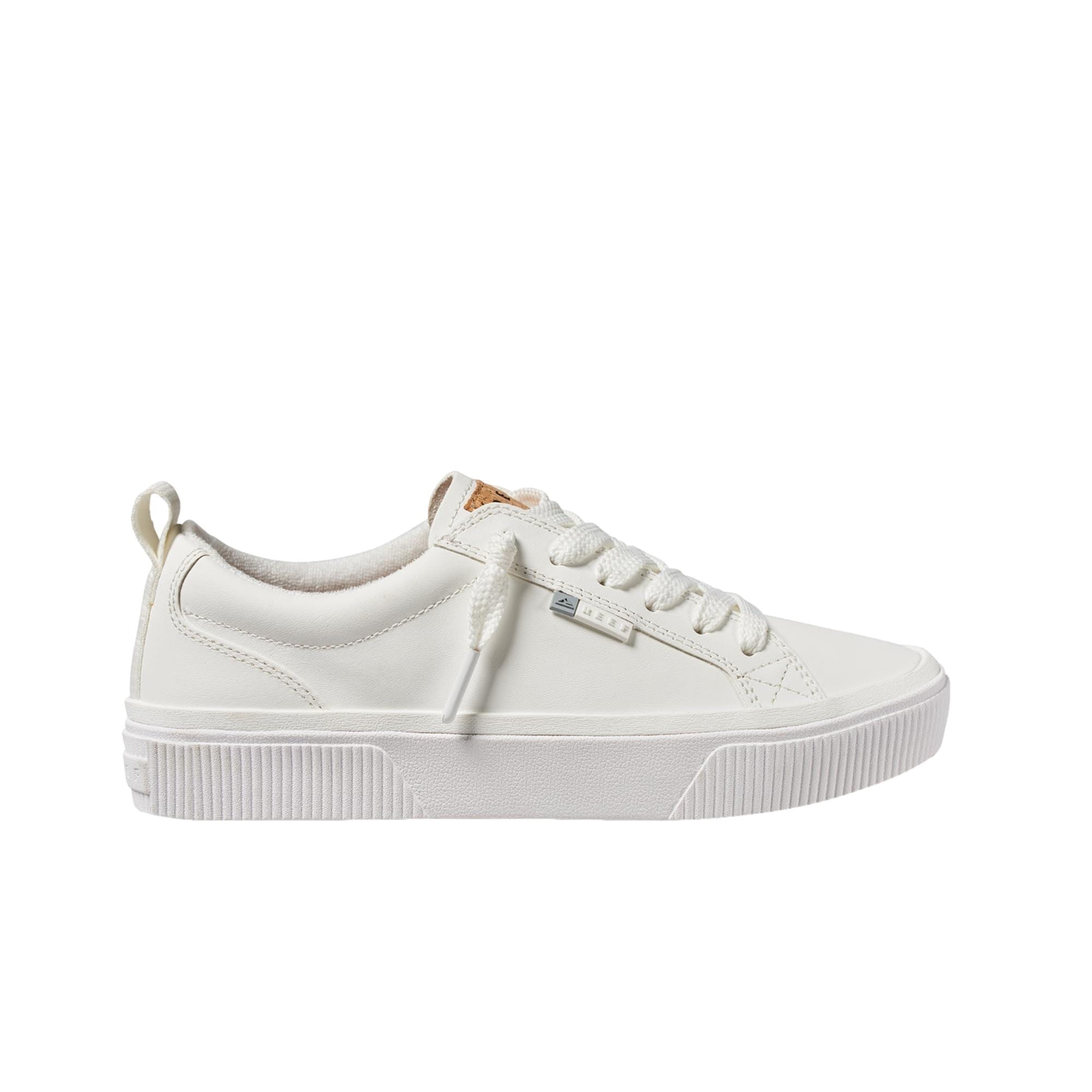 WHITE* Reef Lay Day Dawn White Leather CJ5183 Women's