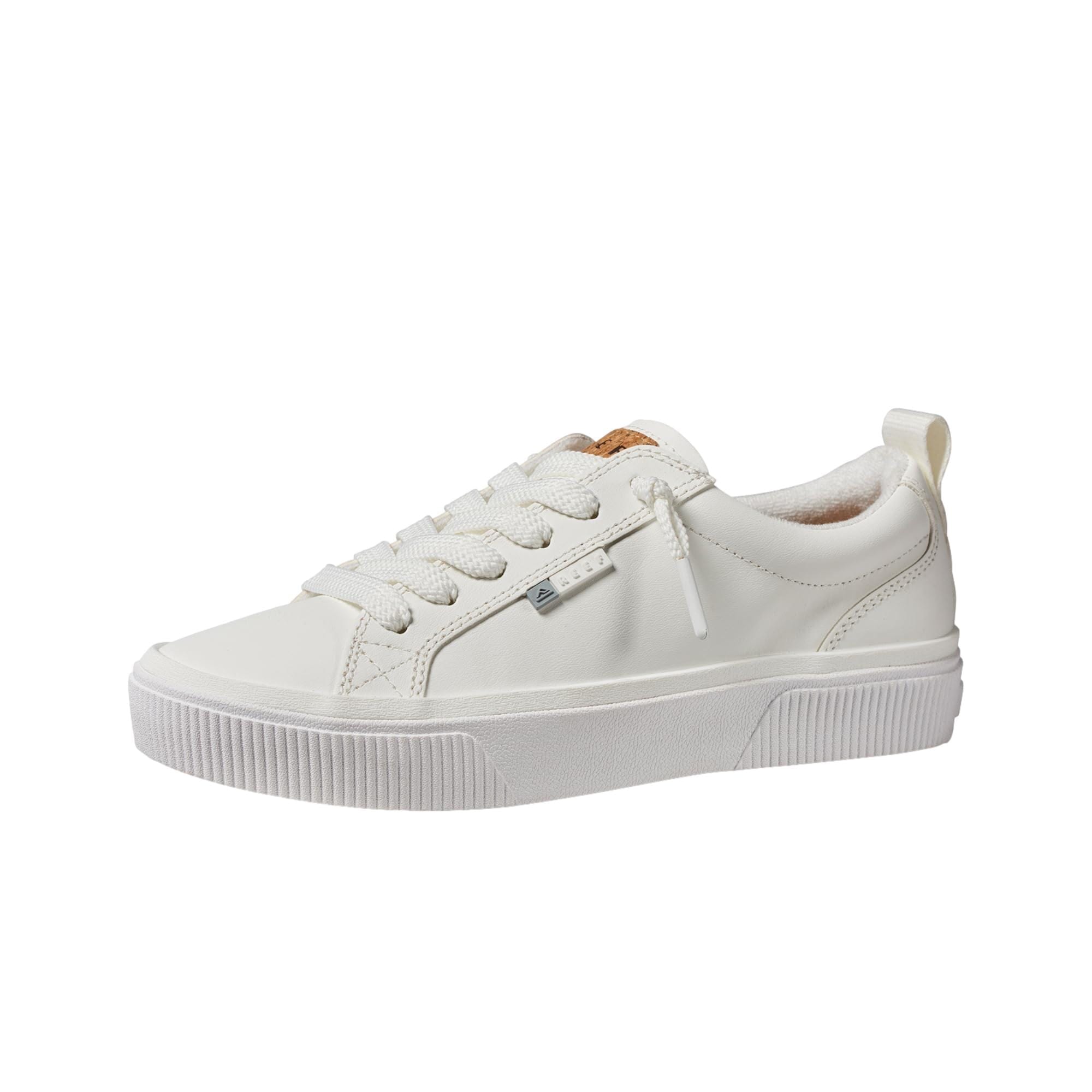 WHITE* Reef Lay Day Dawn White Leather CJ5183 Women's
