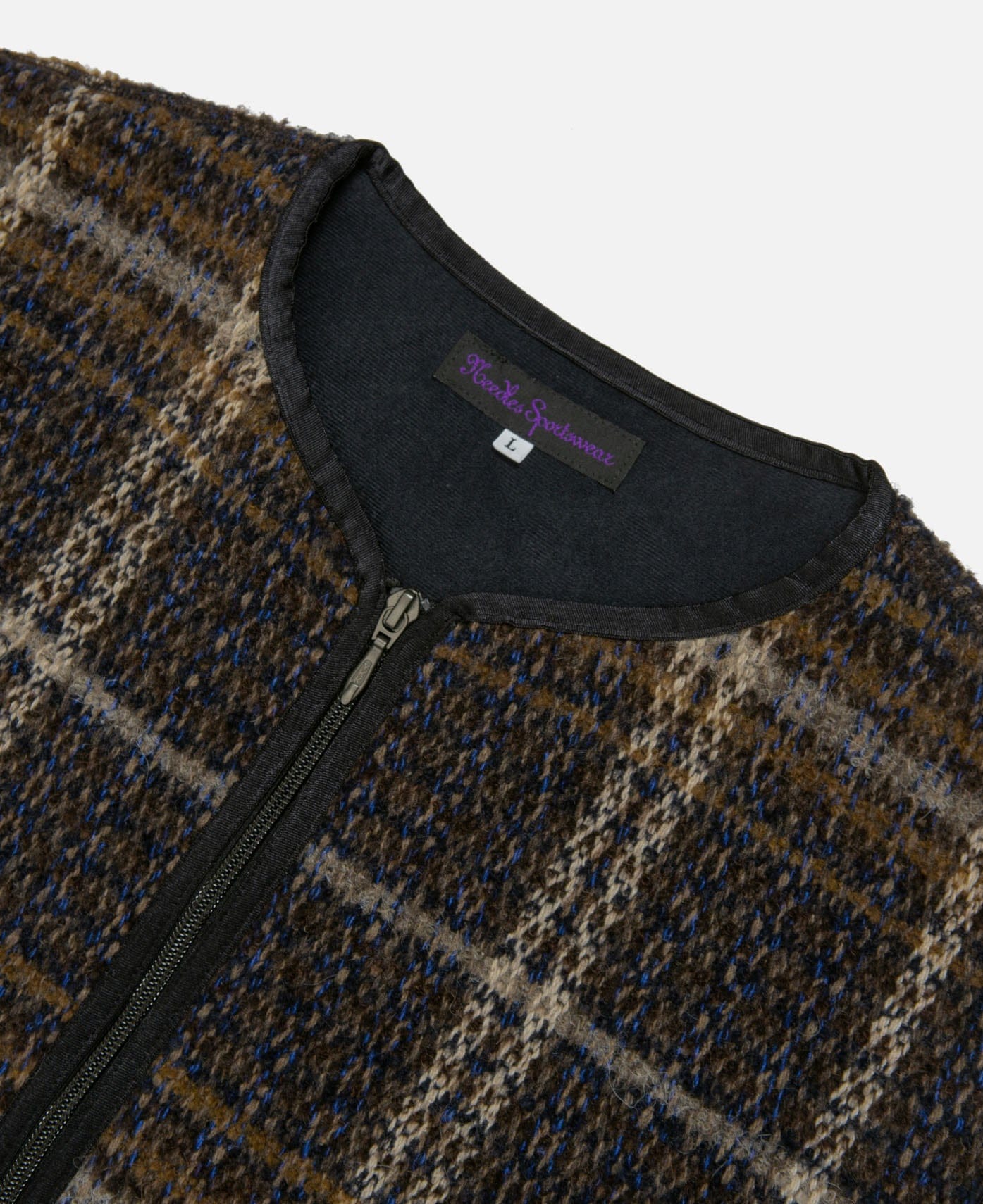 Needles Sportswear W.U. Piping Vest (Brown)