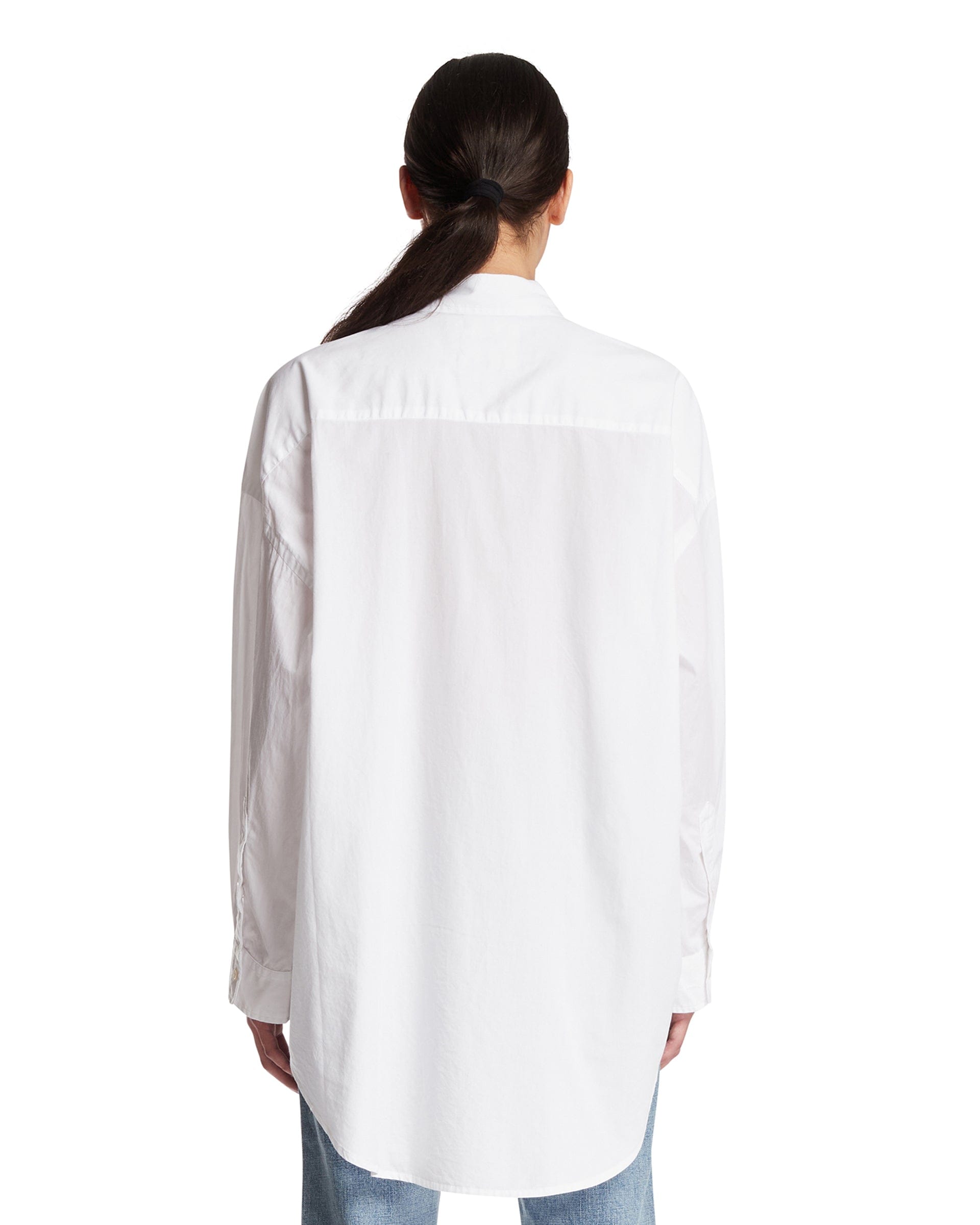 R13 Camicia In Cotone Bianca
