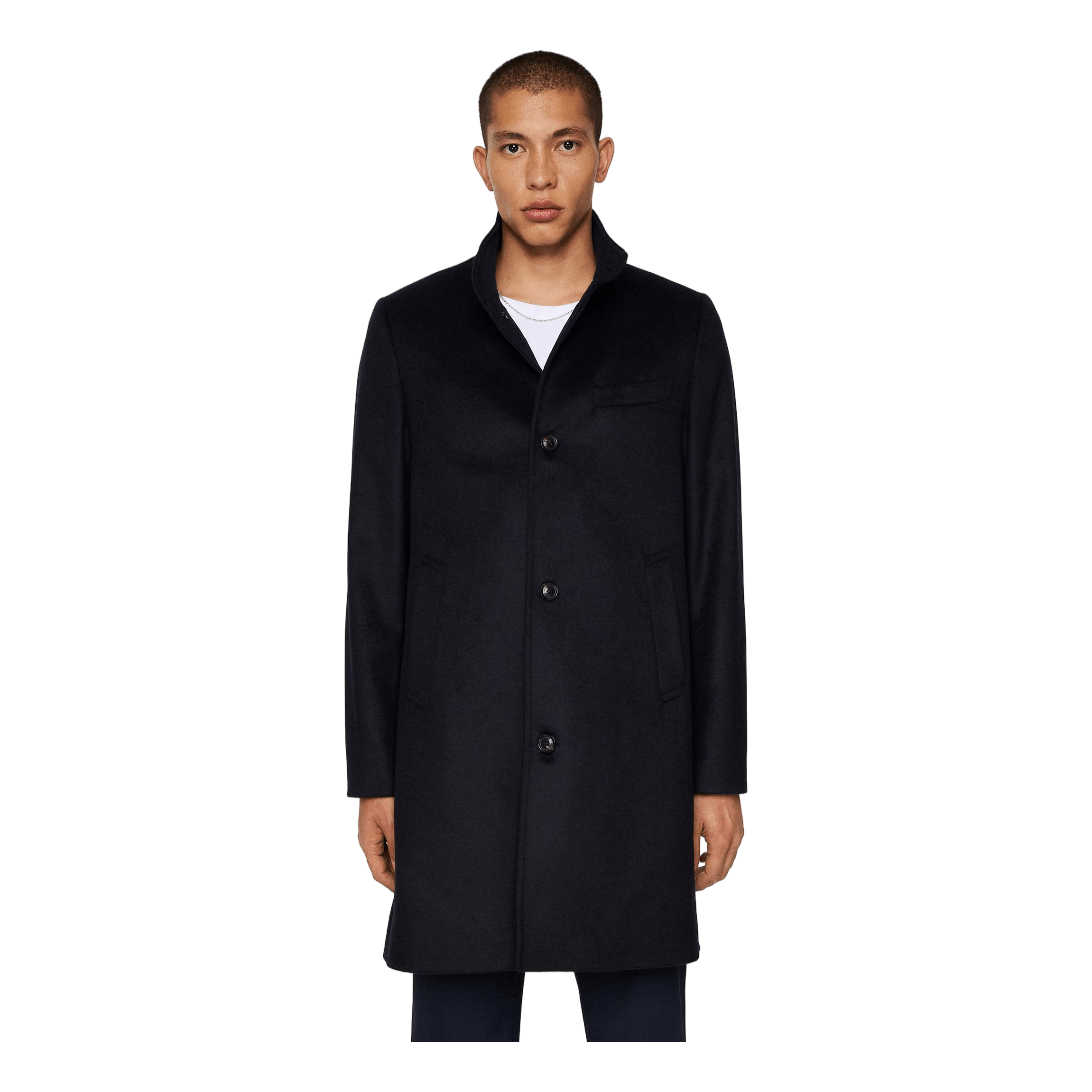 J.lindeberg Jesse Melton Cashmere Coat Jl Navy