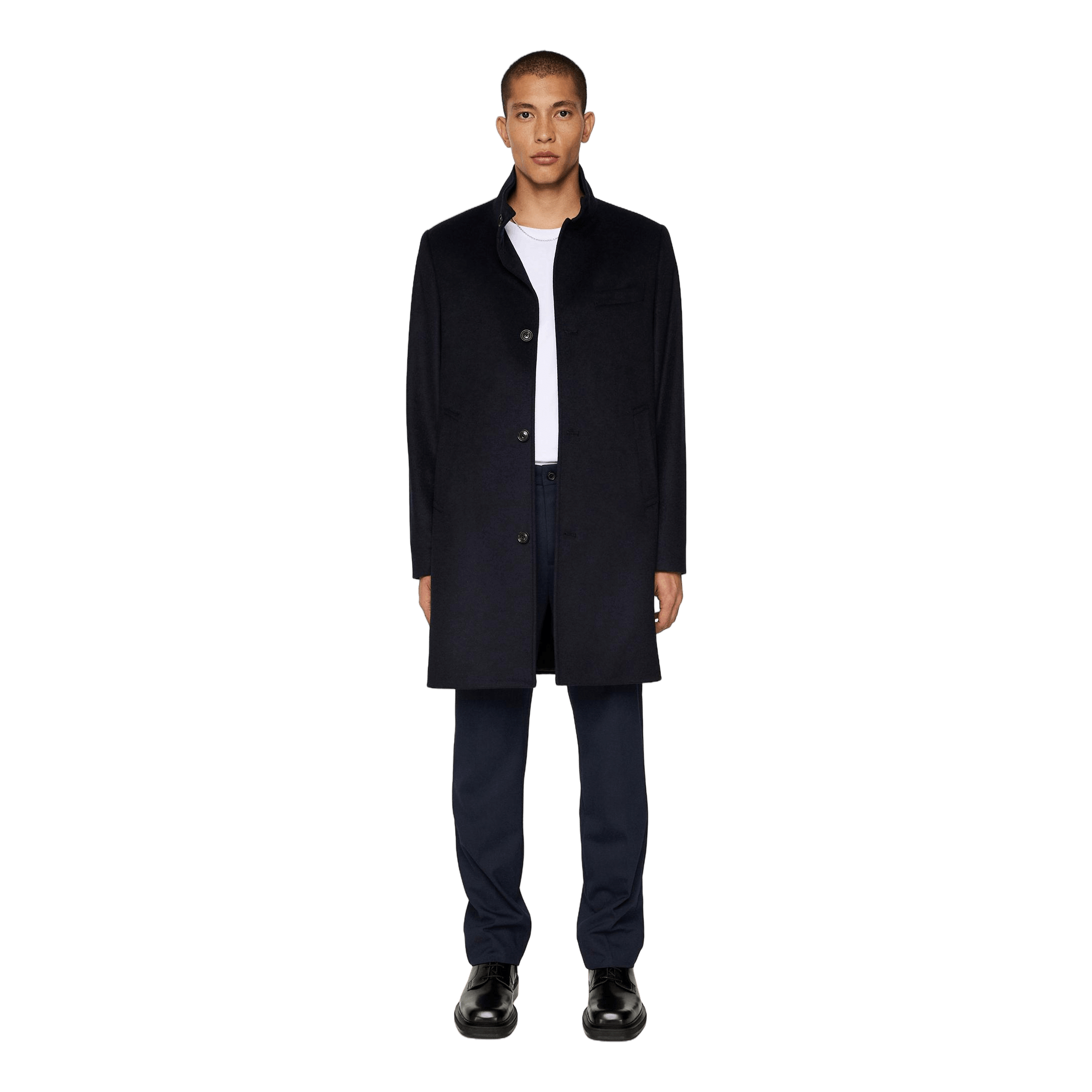 J.lindeberg Jesse Melton Cashmere Coat Jl Navy