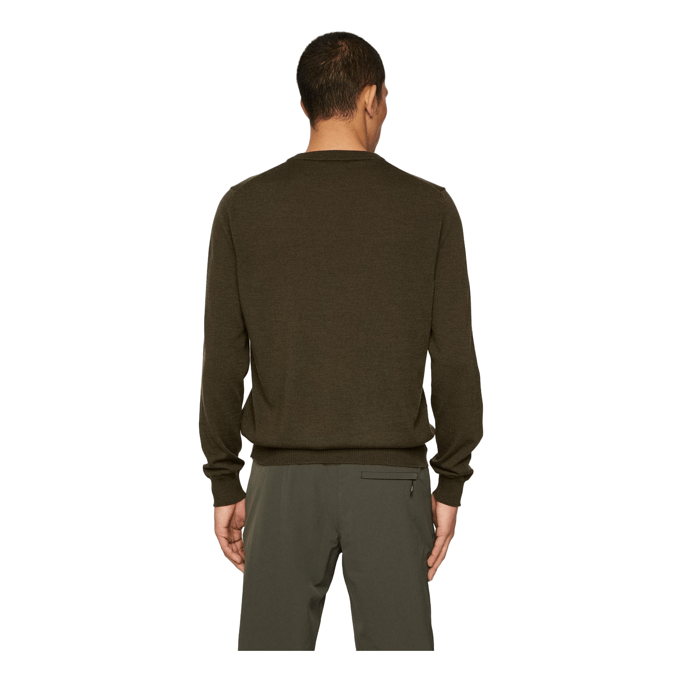 J.lindeberg Keane Merino Crew Neck Sweater Forest Green