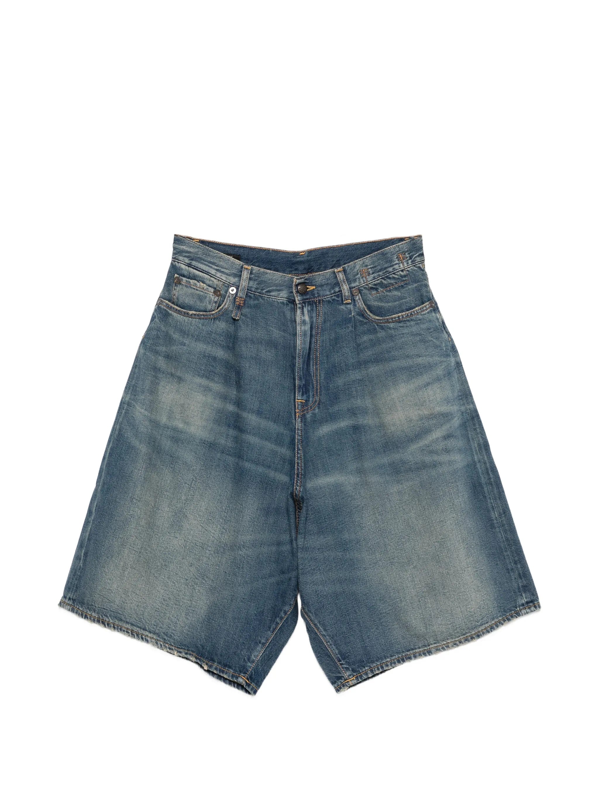 R13 Jesse denim shorts