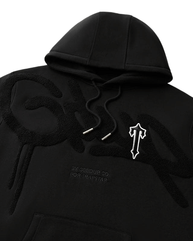 Geedup Handstyle x Trapstar Irongate T Hoodie Black