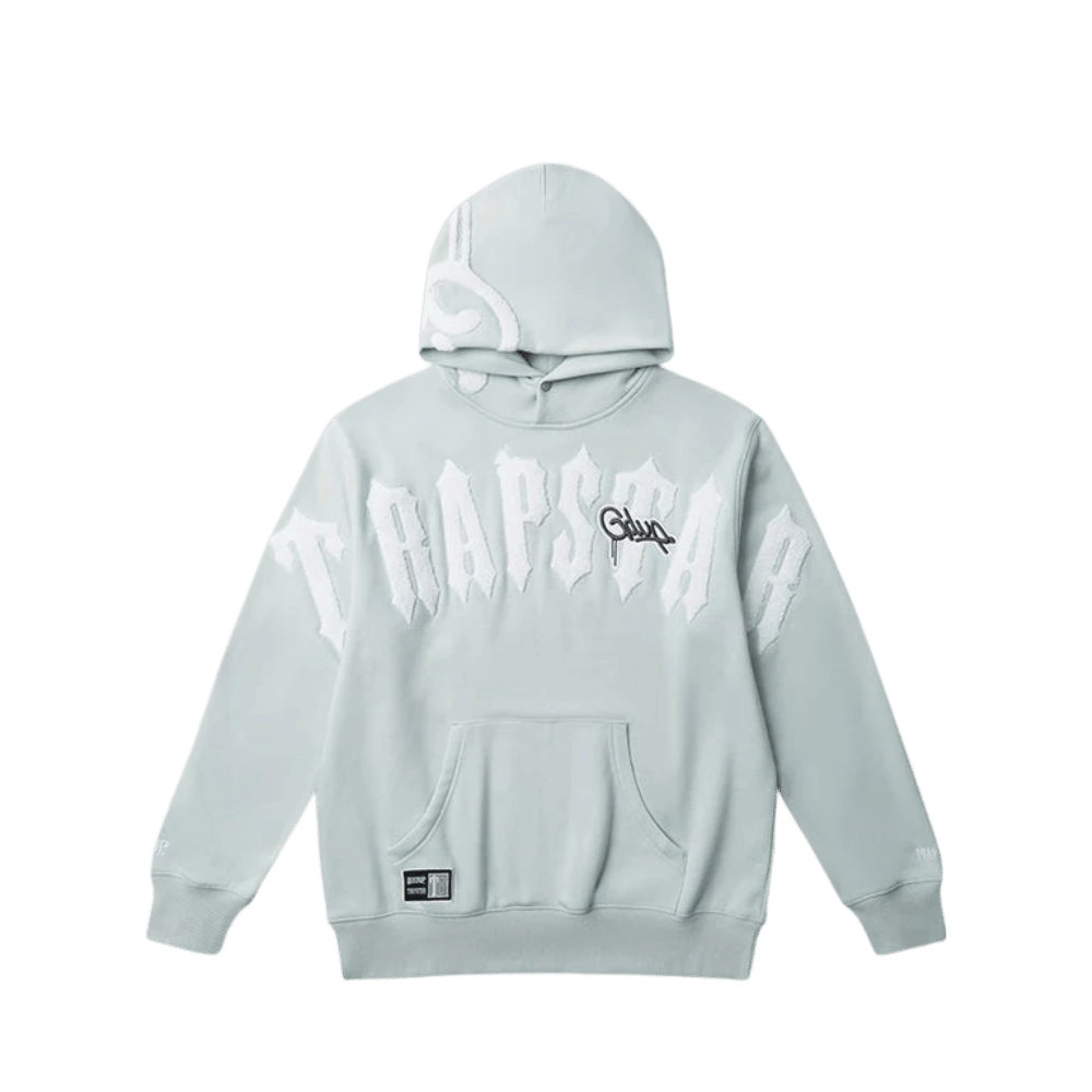 Geedup Handstyle Hoodie x Trapstar Irongate Arch Cool Blue White