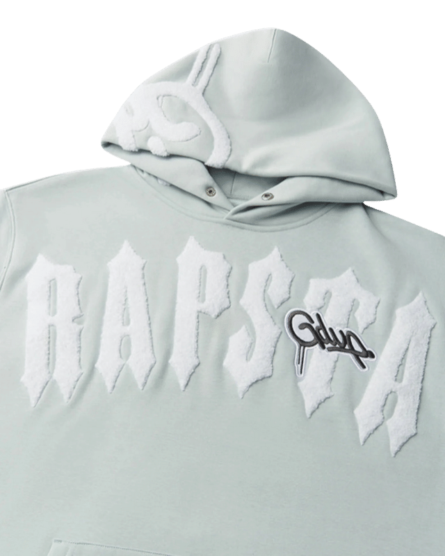 Geedup Handstyle Hoodie x Trapstar Irongate Arch Cool Blue White