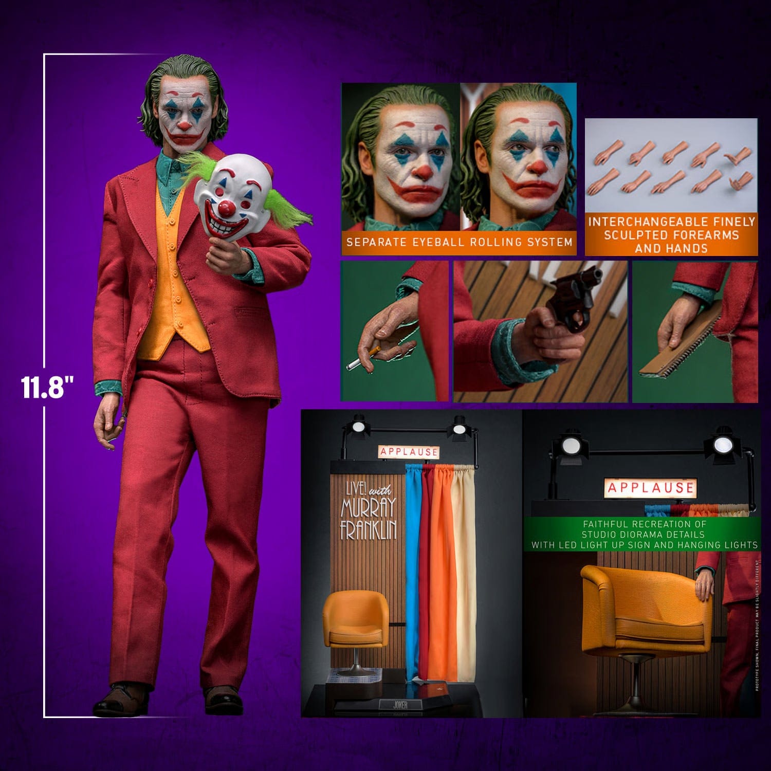 Hot Toys Figure The Joker Sixth Scale Figure
