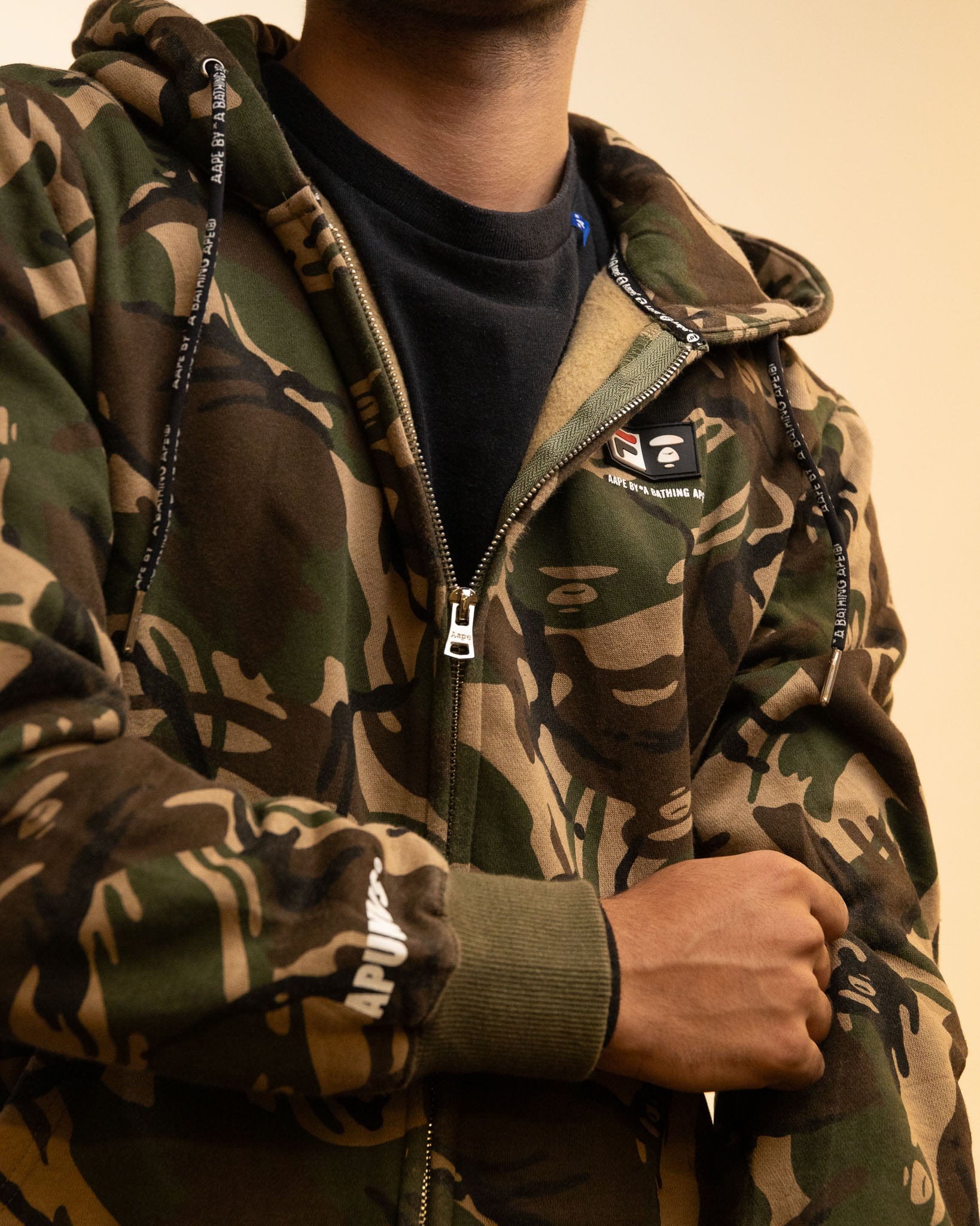 AAPE by Bathing APE Aape By A Bathing Ape x Fila Spring Summer 2018 Hoodie (M)
