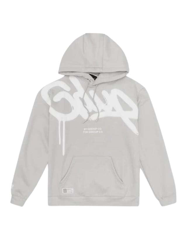 Geedup Handstyle Hoodie Grey White