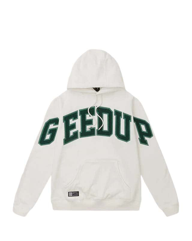 Geedup Team Logo Hoodie White Green