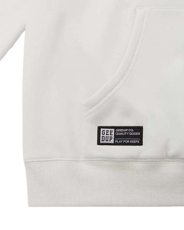 Geedup Team Logo Hoodie White Green