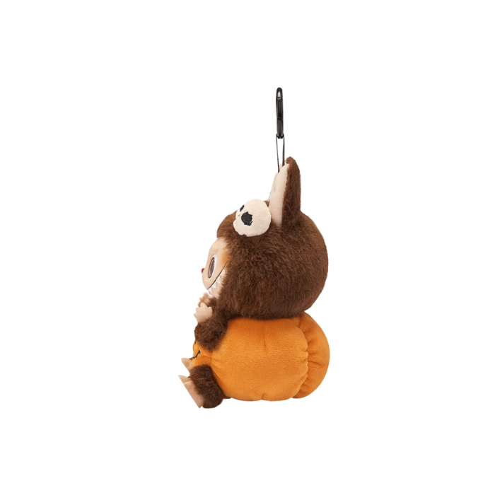 Pop Mart Labubu Happy Halloween Party Series - Sitting Pumpkin Vinyl Plush Pendant