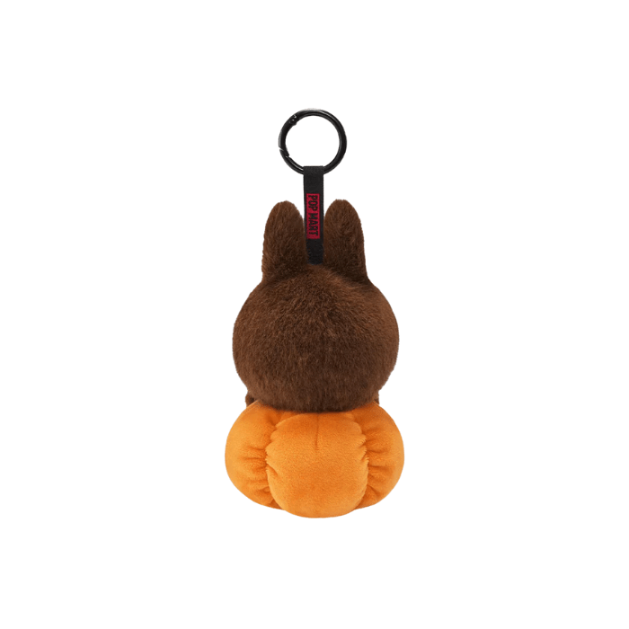 Pop Mart Labubu Happy Halloween Party Series - Sitting Pumpkin Vinyl Plush Pendant