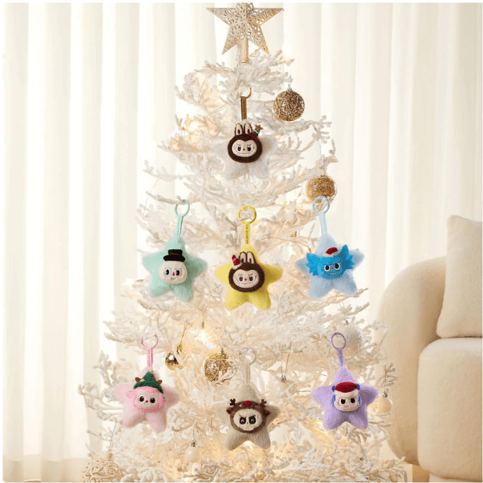 Pop Mart Labubu The Monsters Classic Series Sparkly Plush Pendant Sealed Case (6 Blind Box)