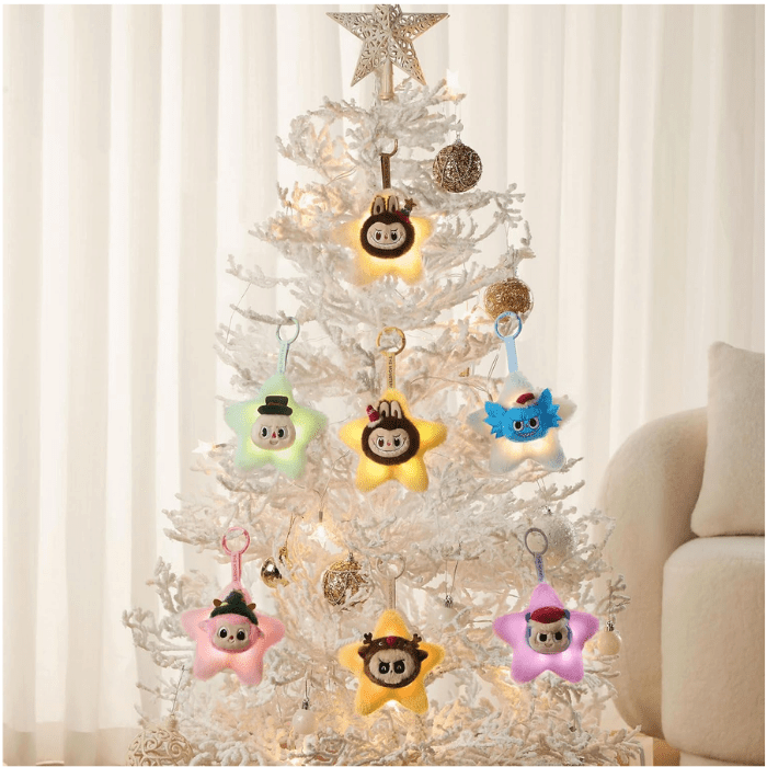 Pop Mart Labubu The Monsters Classic Series Sparkly Plush Pendant Sealed Case (6 Blind Box)