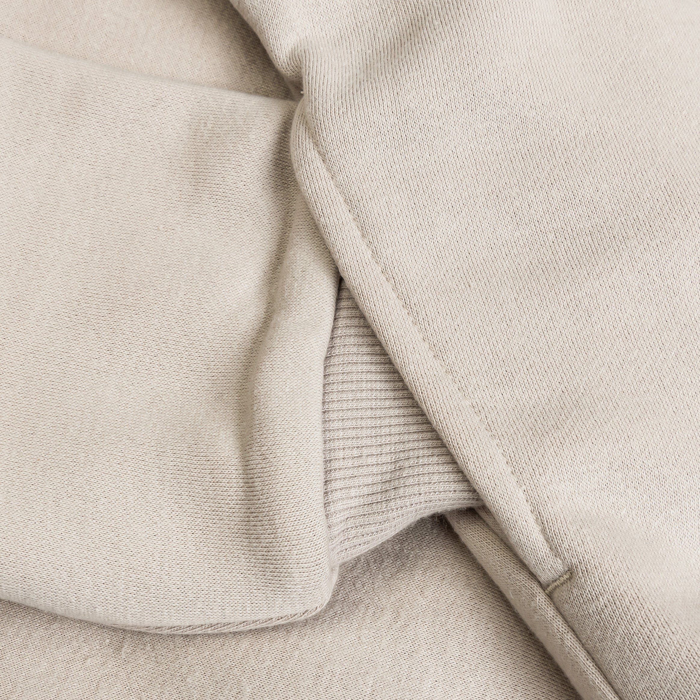 Maison Article Double Fleece Pullover Mens Hoodie (Taupe)